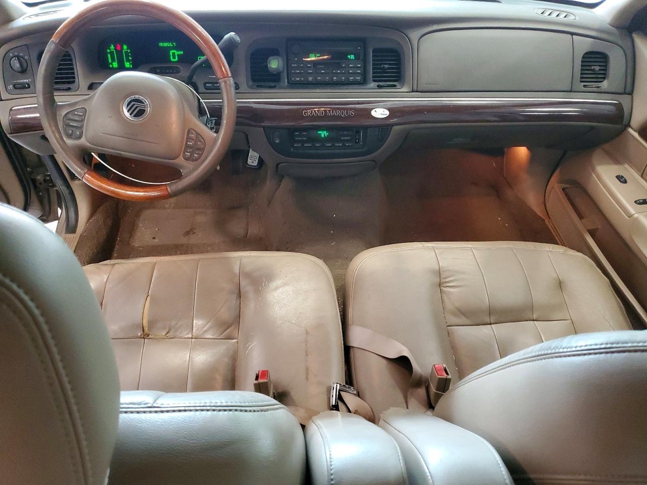 2004 Mercury Grand Marquis Ls Tan vin: 2MEFM75W04X617067
