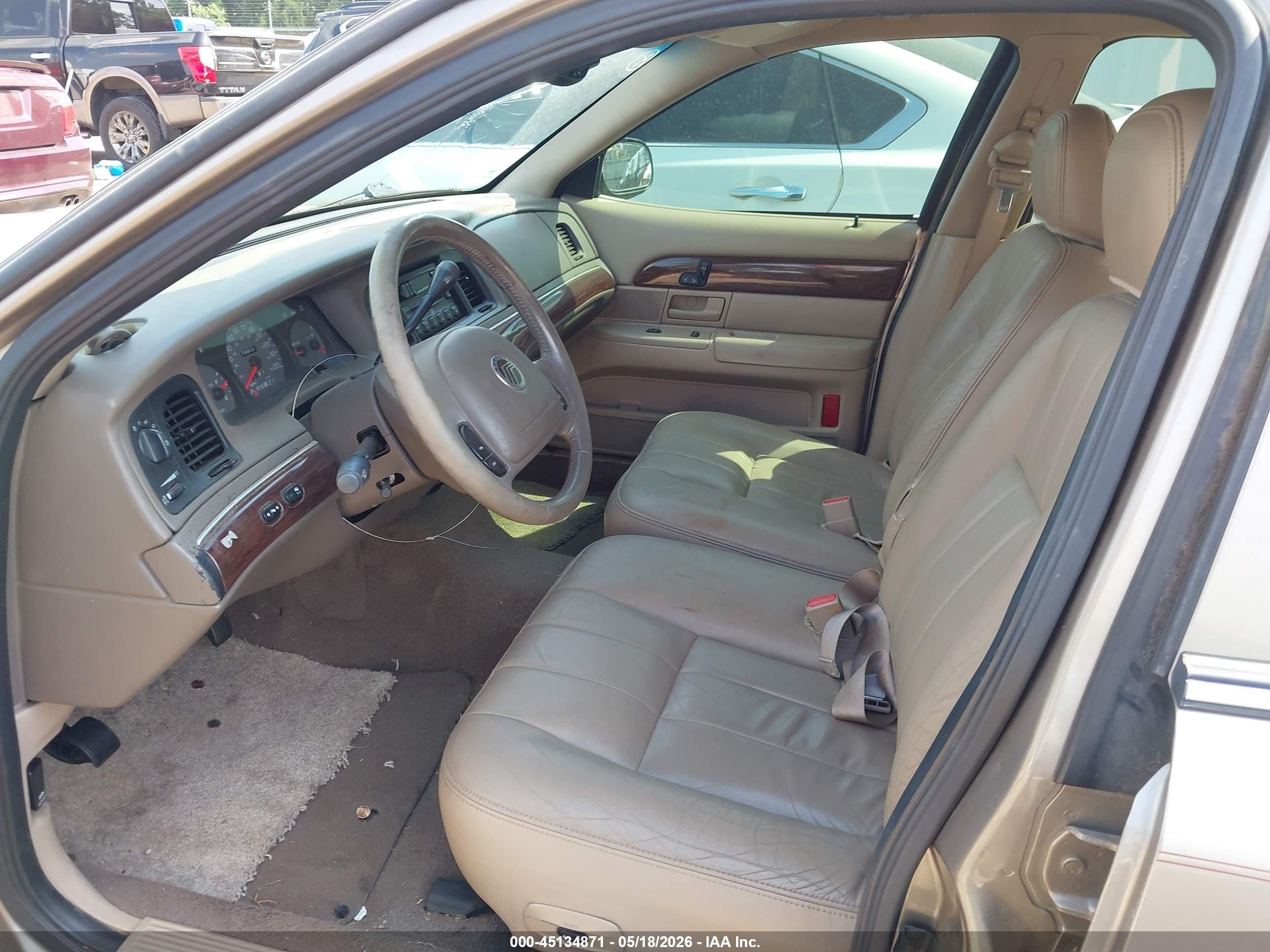 2004 Mercury Grand Marquis Ls Beige vin: 2MEFM75W04X623239