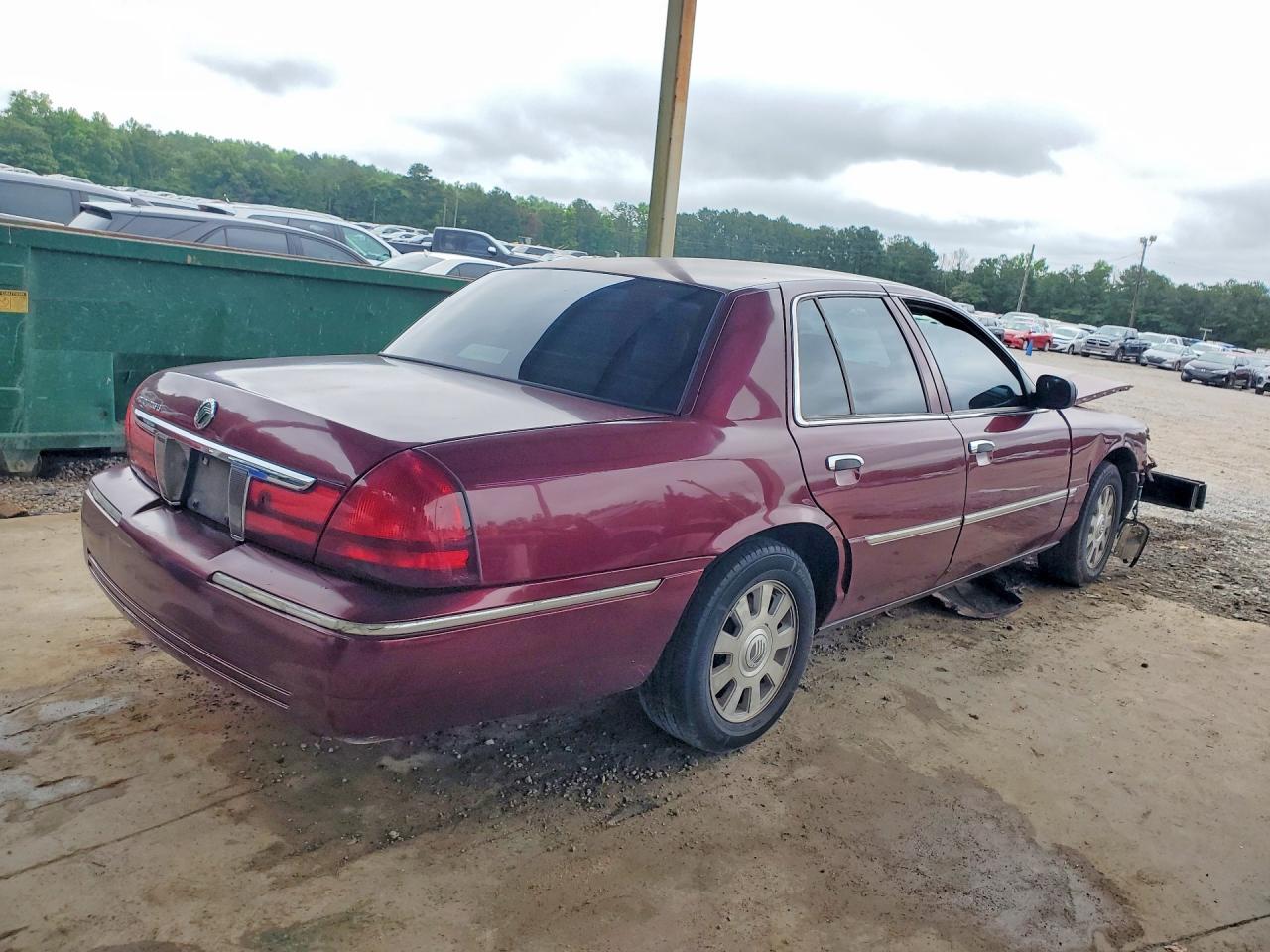 2004 Mercury Grand Marquis Ls Maroon vin: 2MEFM75W04X688804