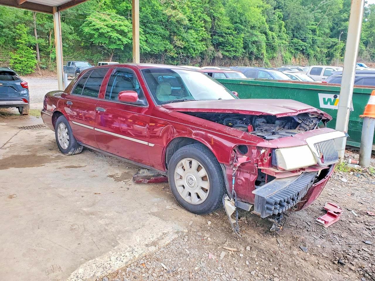 2004 Mercury Grand Marquis Ls Maroon vin: 2MEFM75W04X688804
