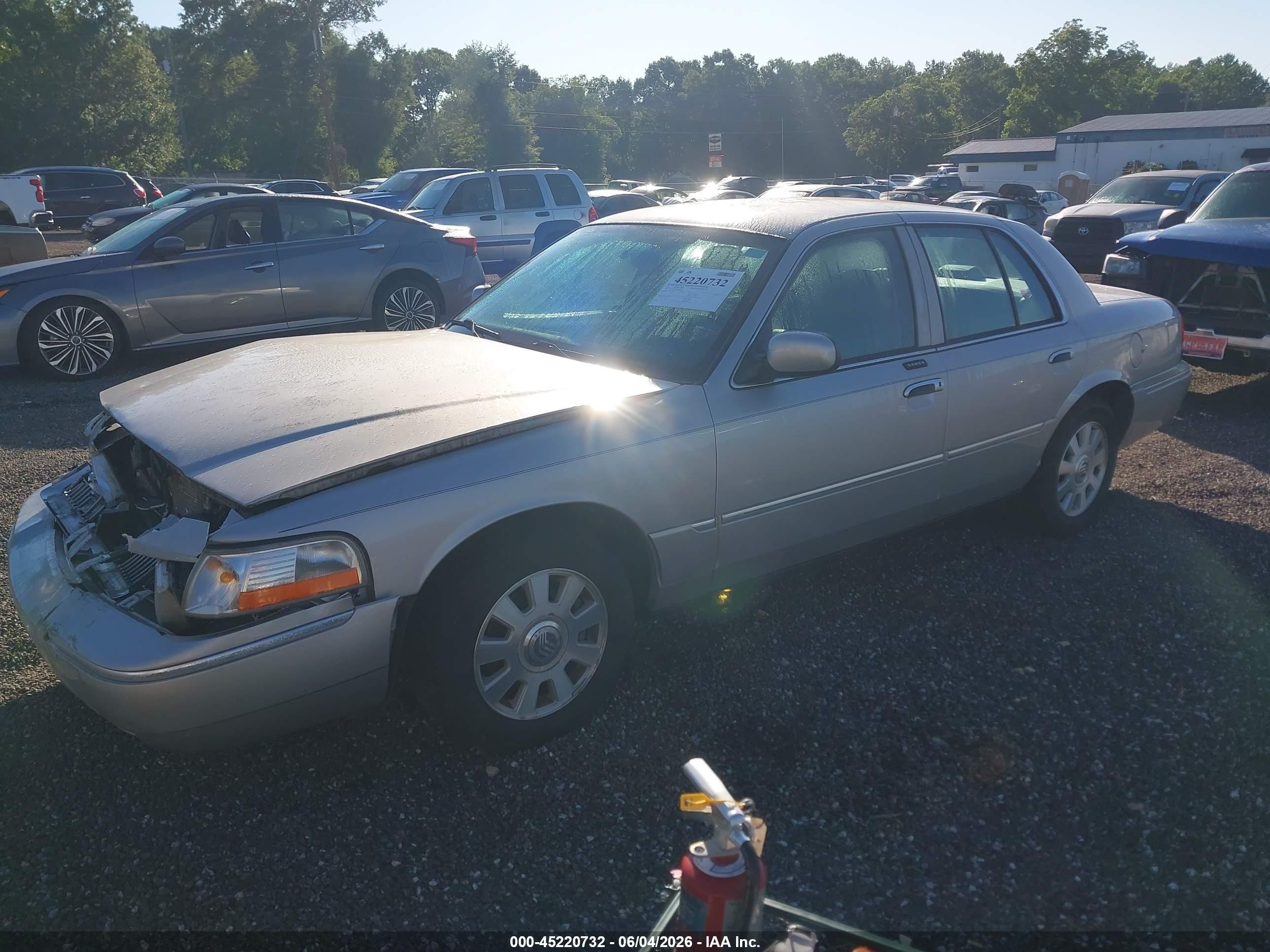 2005 Mercury Grand Marquis Ls/lse Gray vin: 2MEFM75W05X642956