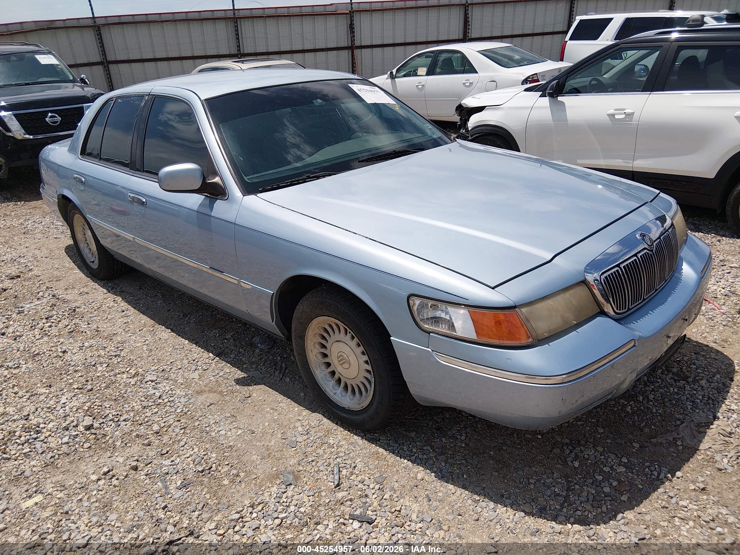 1999 Mercury Grand Marquis Ls Light Blue vin: 2MEFM75W0XX643320