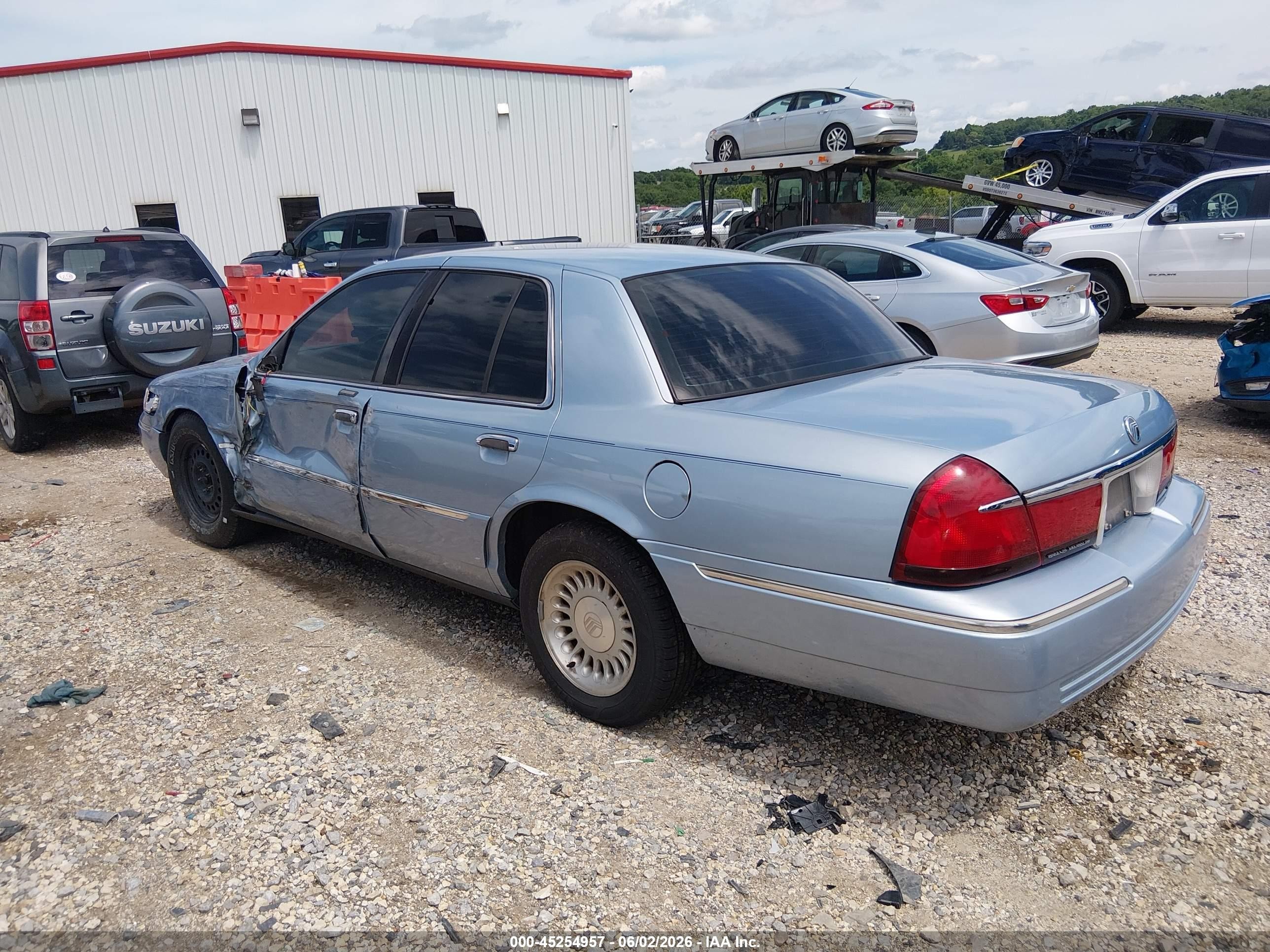 1999 Mercury Grand Marquis Ls Light Blue vin: 2MEFM75W0XX643320