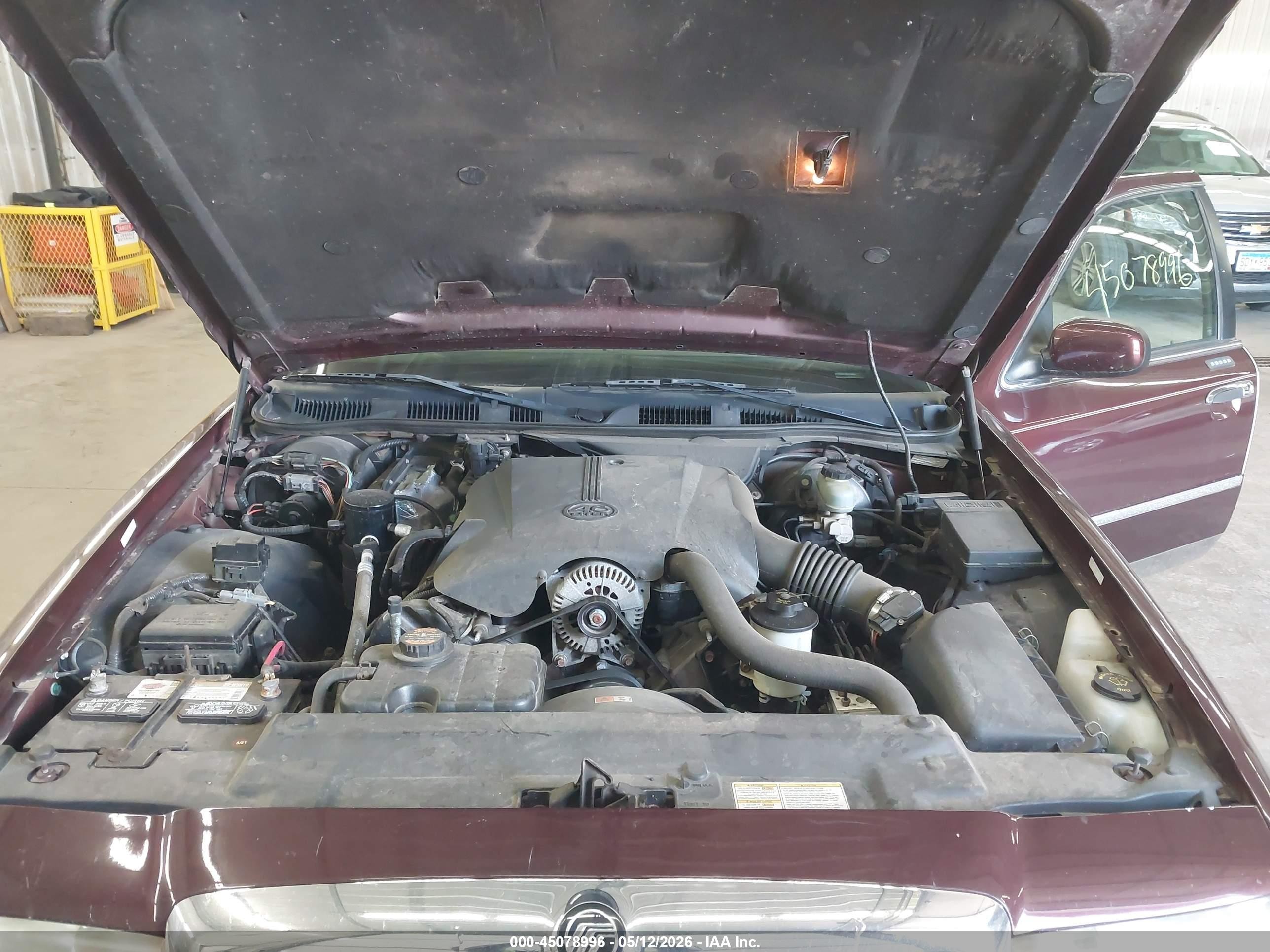 2001 Mercury Grand Marquis Ls Maroon vin: 2MEFM75W11X618594
