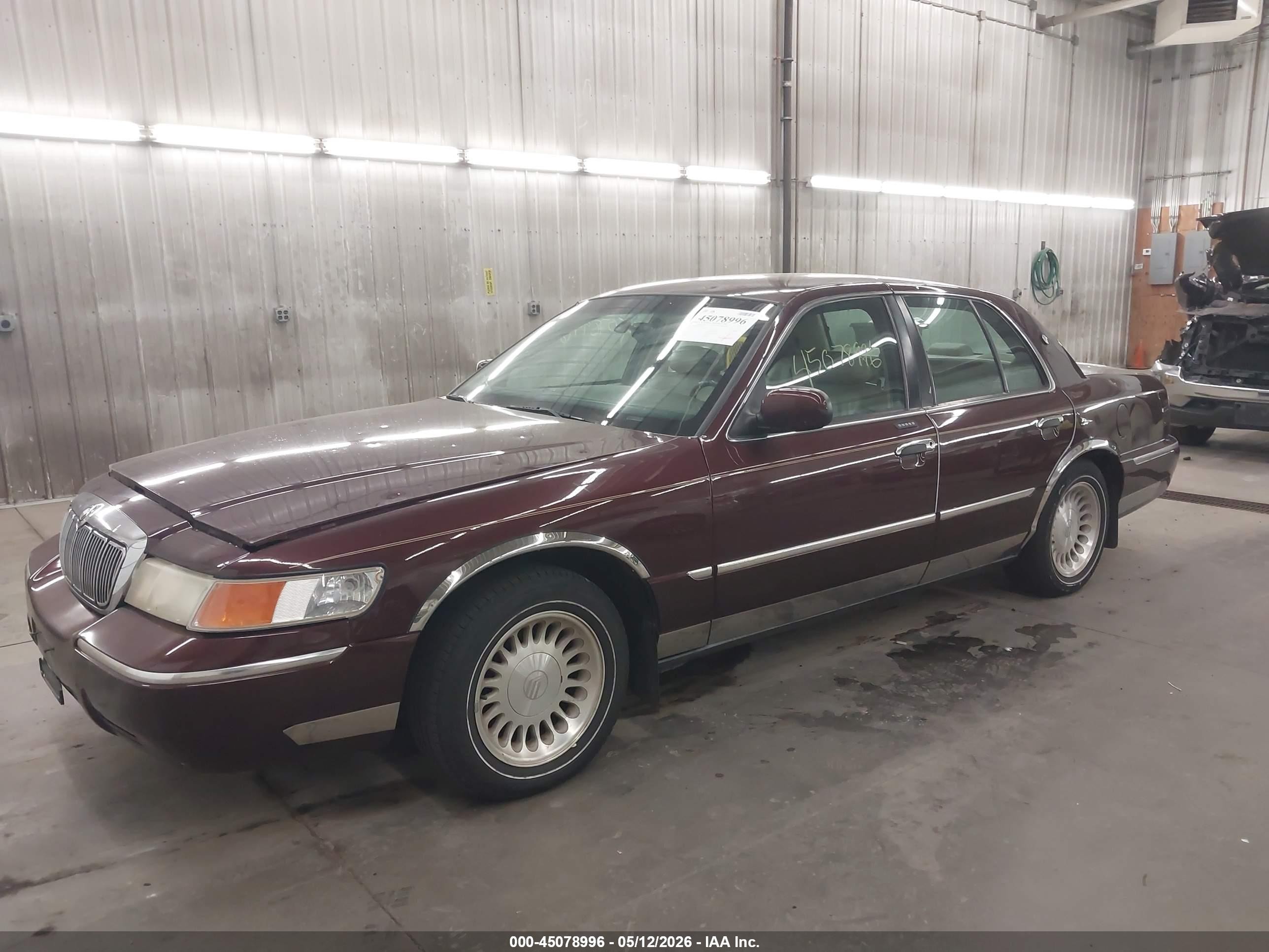 2001 Mercury Grand Marquis Ls Maroon vin: 2MEFM75W11X618594
