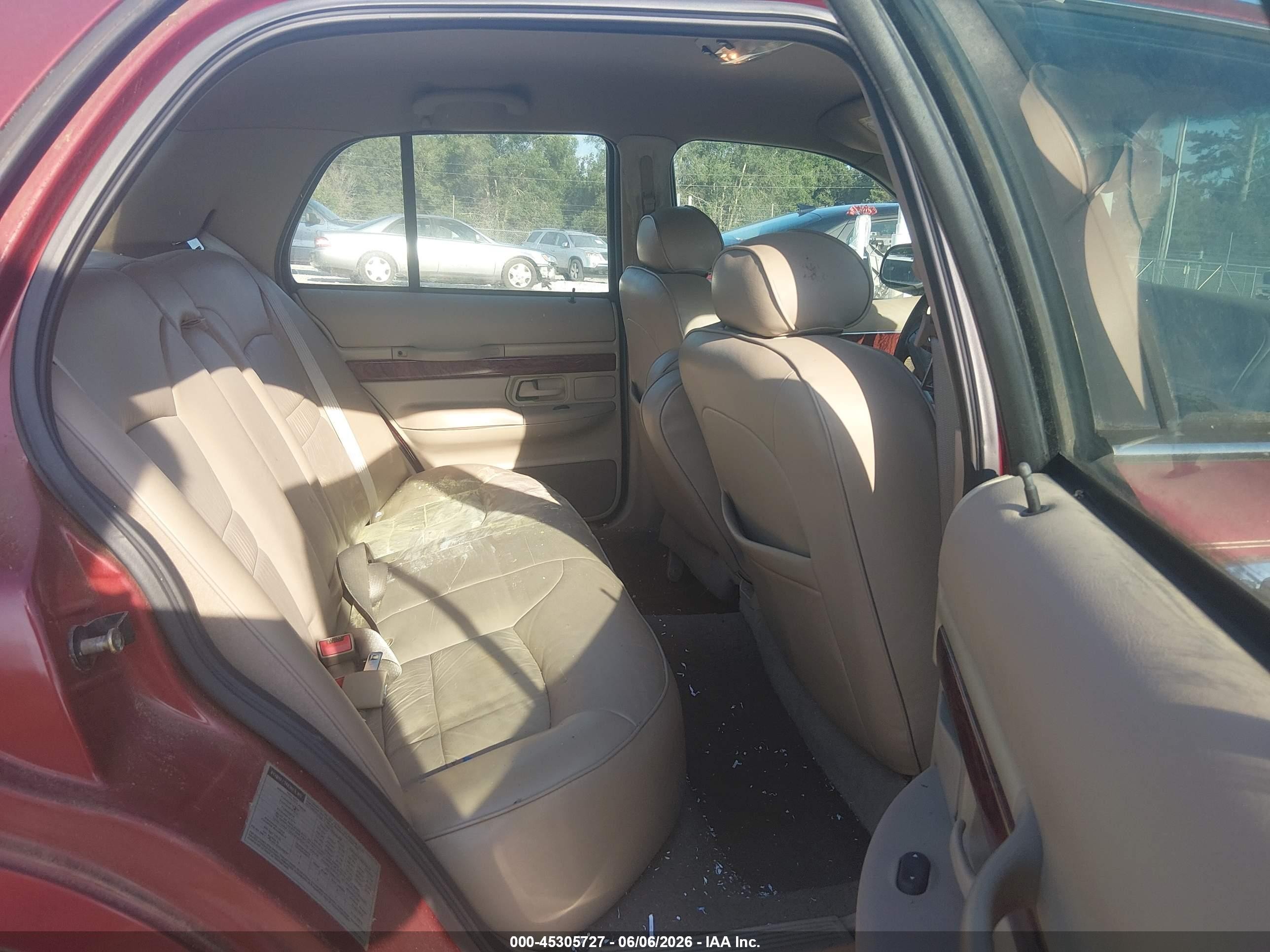 2001 Mercury Grand Marquis Ls Red vin: 2MEFM75W11X643060