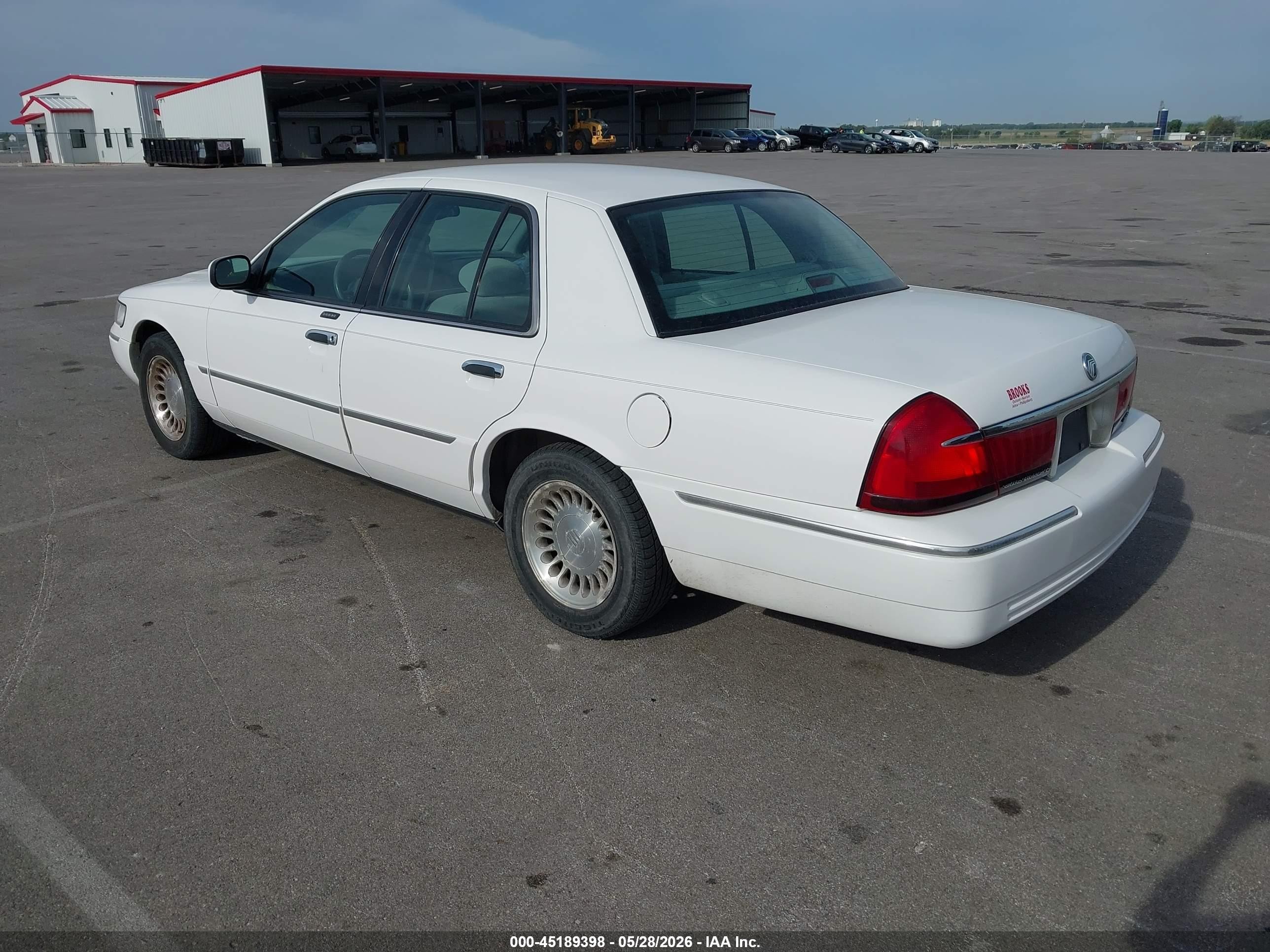 2001 Mercury Grand Marquis Ls Белый vin: 2MEFM75W11X654771