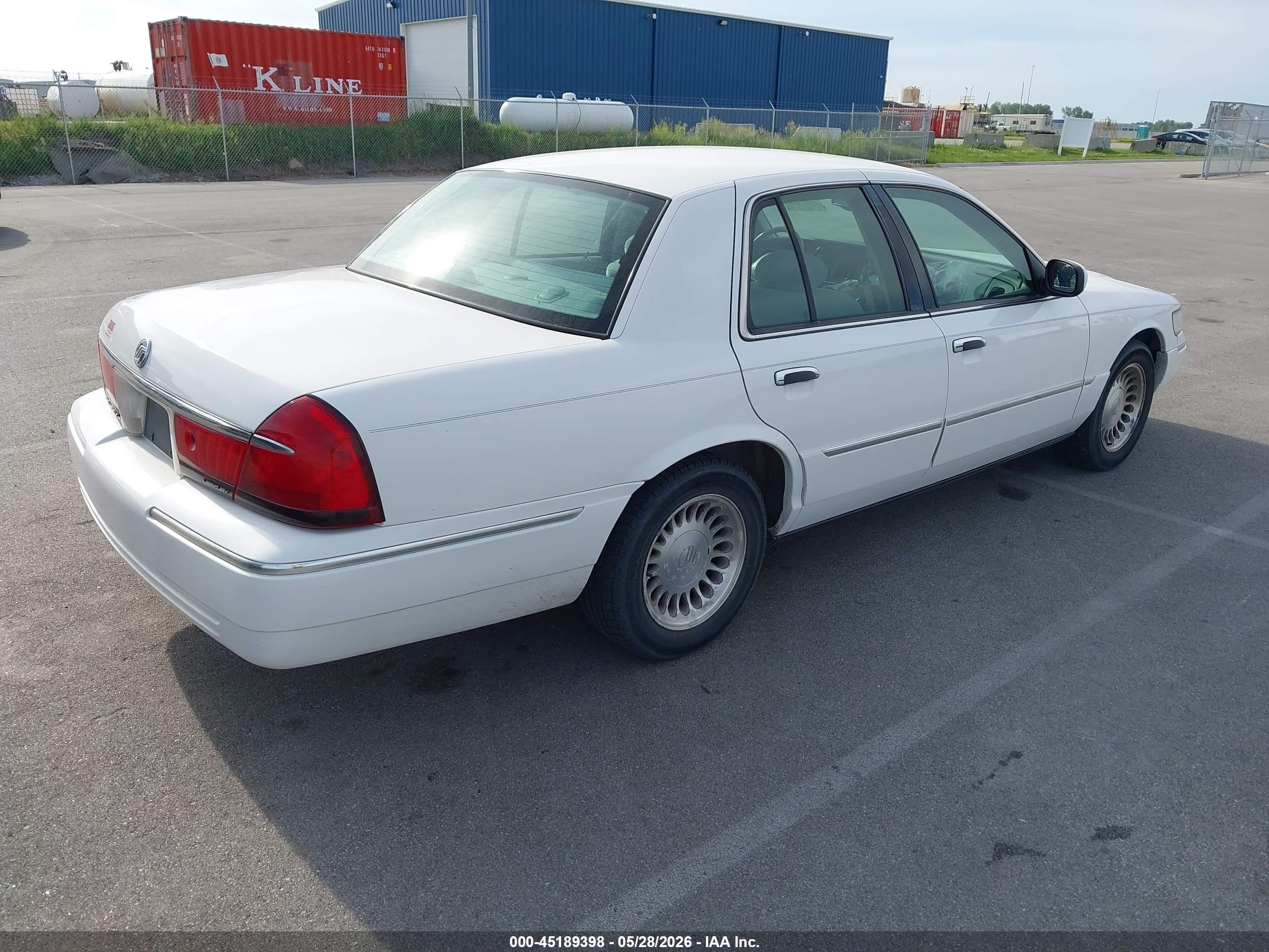 2001 Mercury Grand Marquis Ls Белый vin: 2MEFM75W11X654771