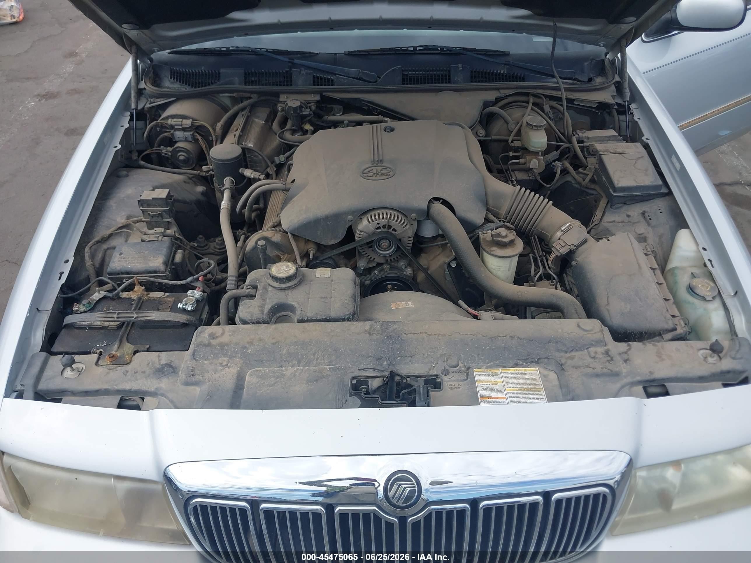 2002 Mercury Grand Marquis Ls Silver vin: 2MEFM75W12X644226
