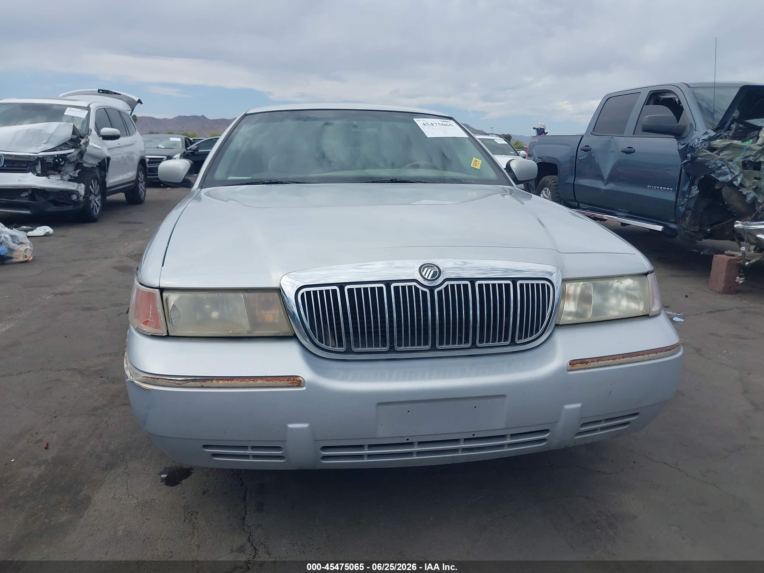2002 Mercury Grand Marquis Ls Silver vin: 2MEFM75W12X644226
