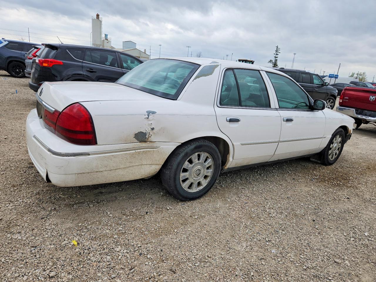 2003 Mercury Grand Marquis Ls White vin: 2MEFM75W13X686915