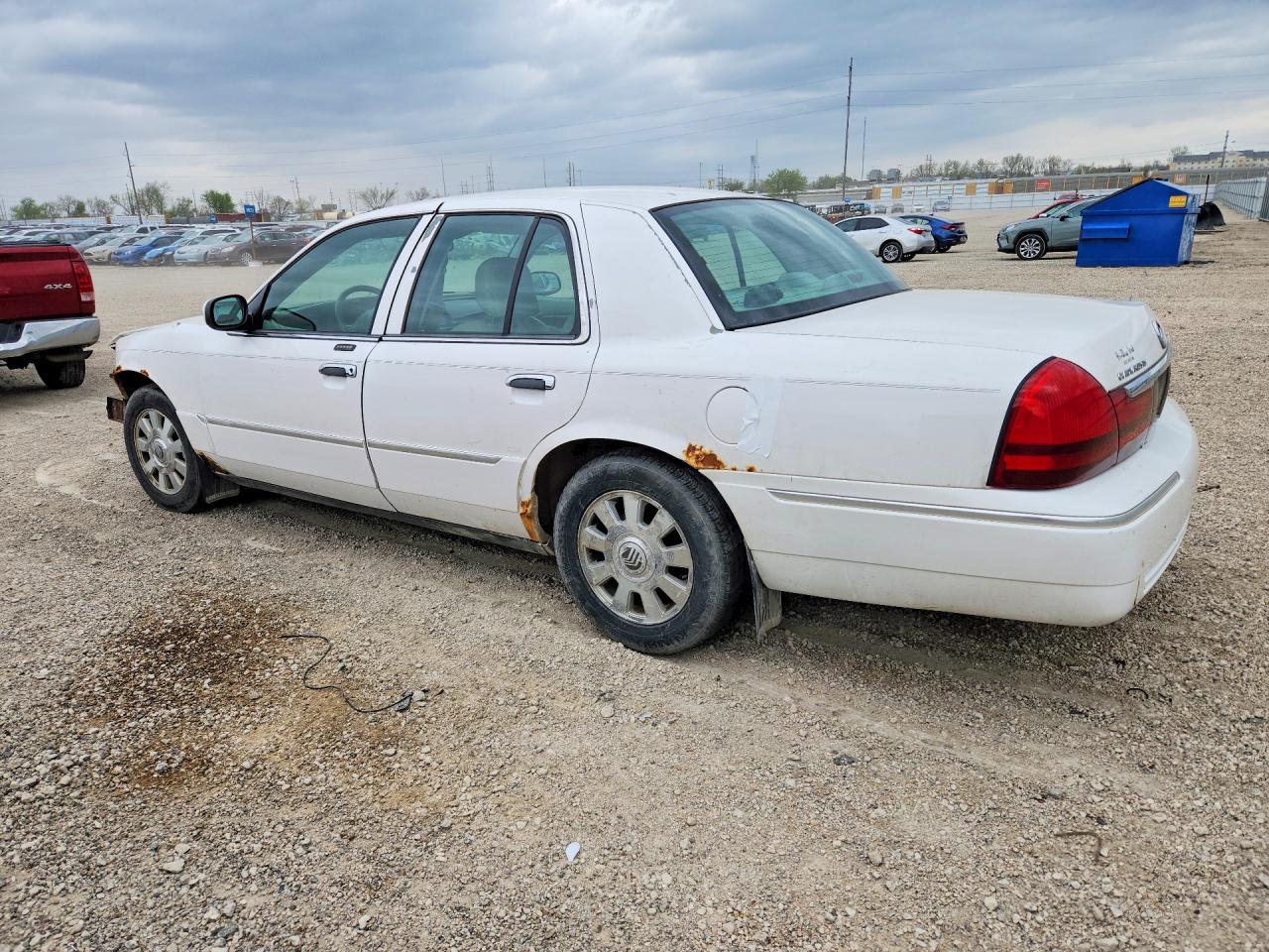 2003 Mercury Grand Marquis Ls White vin: 2MEFM75W13X686915