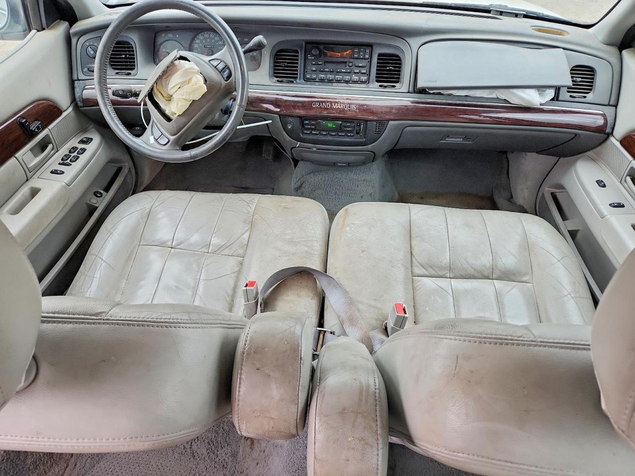 2003 Mercury Grand Marquis Ls White vin: 2MEFM75W13X686915