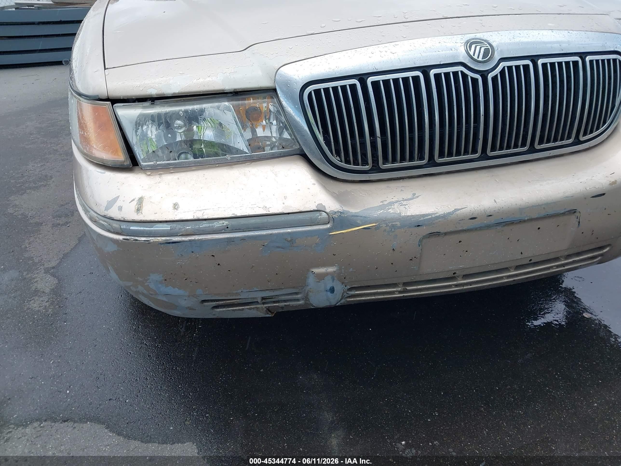 1998 Mercury Grand Marquis   Beige vin: 2MEFM75W1WX628274