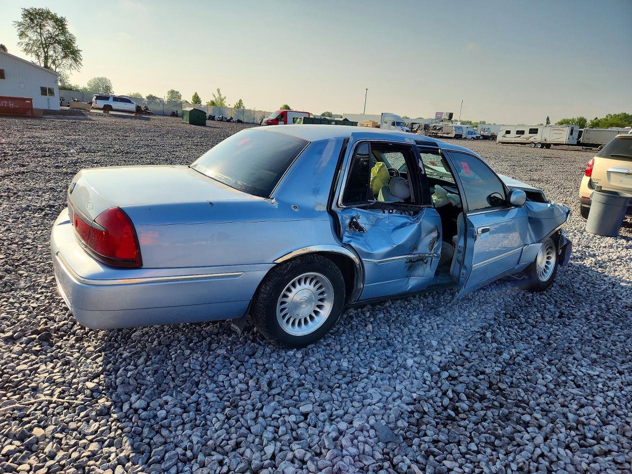 2000 Mercury Grand Marquis Ls Blue vin: 2MEFM75W1YX617679