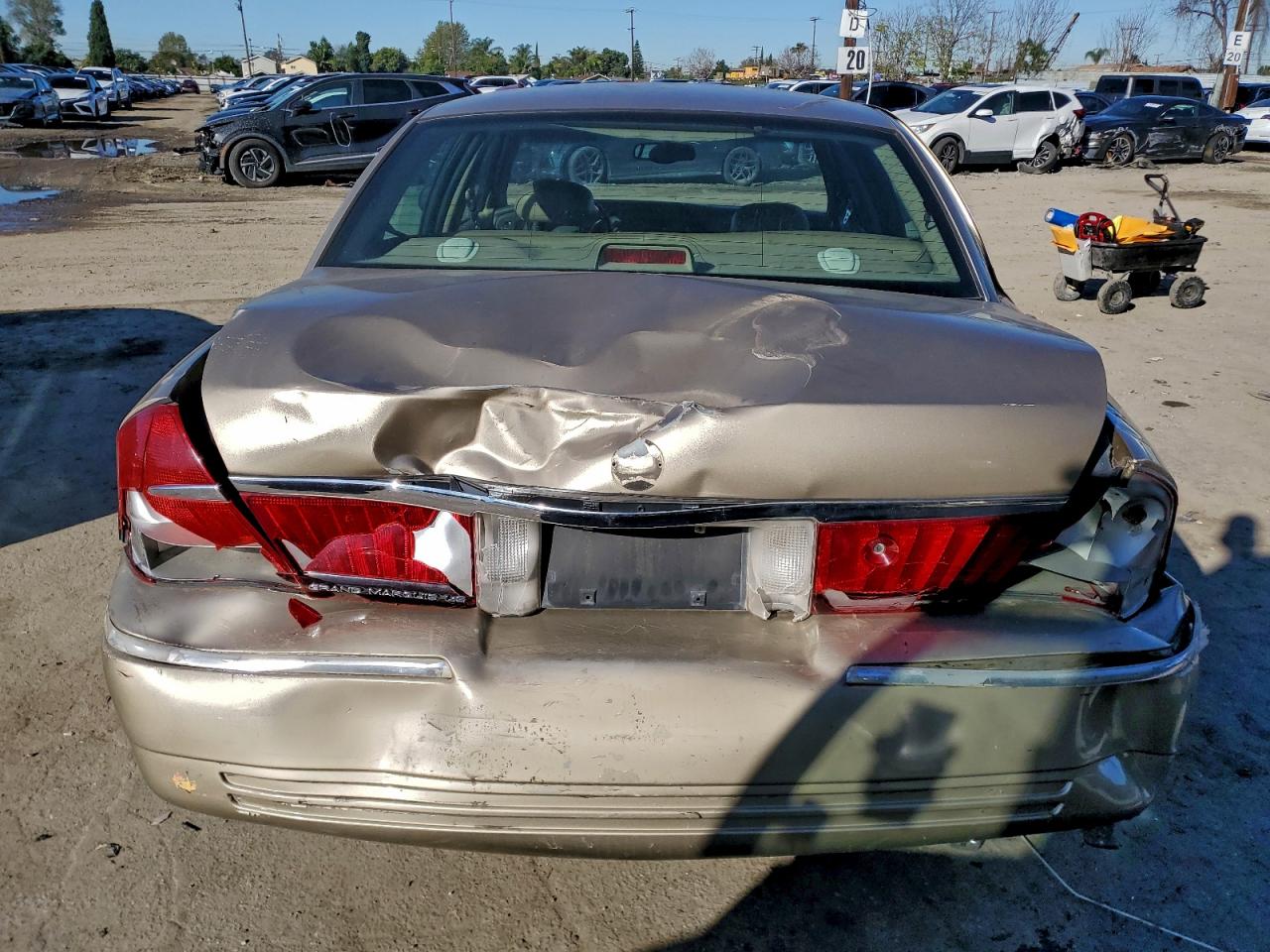 2000 Mercury Grand Marquis Ls Gold vin: 2MEFM75W1YX627578