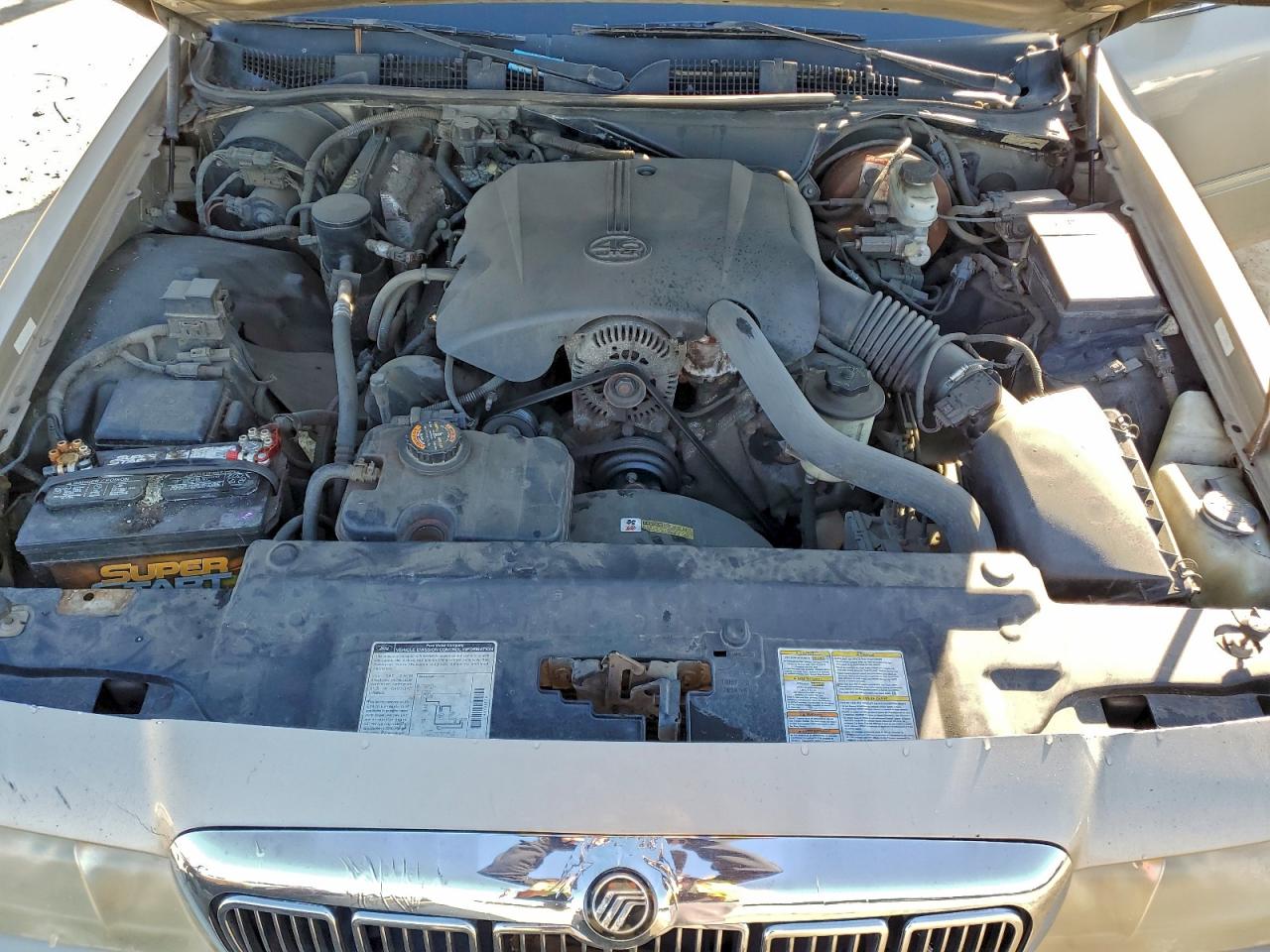 2000 Mercury Grand Marquis Ls Gold vin: 2MEFM75W1YX627578
