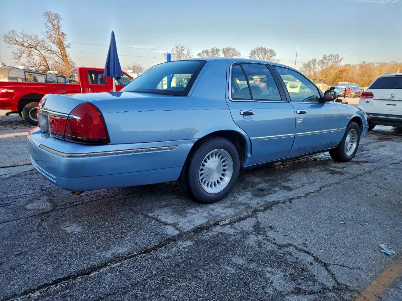 2000 Mercury Grand Marquis Ls Синий vin: 2MEFM75W1YX666235