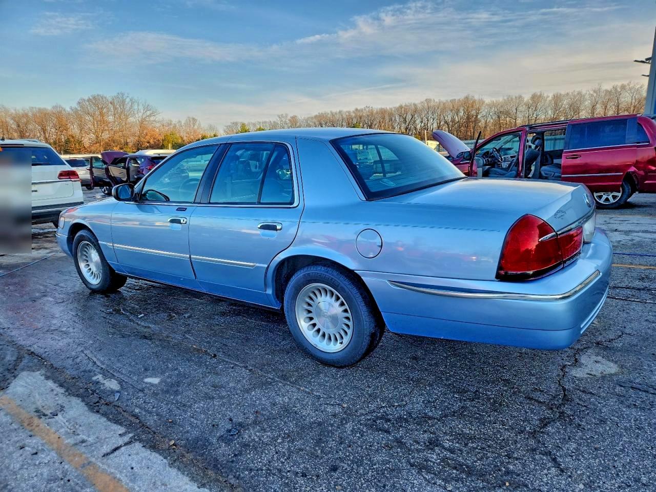 2000 Mercury Grand Marquis Ls Синий vin: 2MEFM75W1YX666235