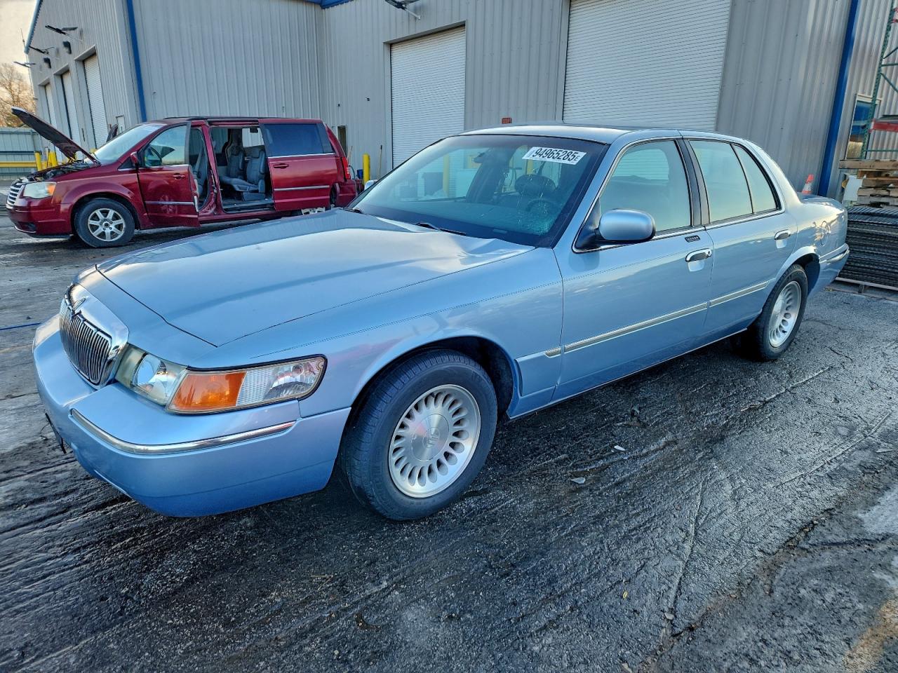 2000 Mercury Grand Marquis Ls Синий vin: 2MEFM75W1YX666235