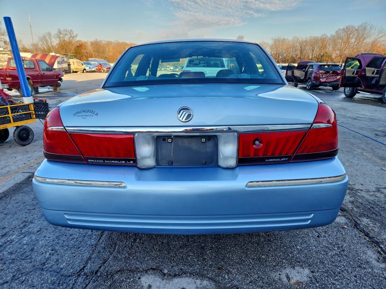 2000 Mercury Grand Marquis Ls Синий vin: 2MEFM75W1YX666235