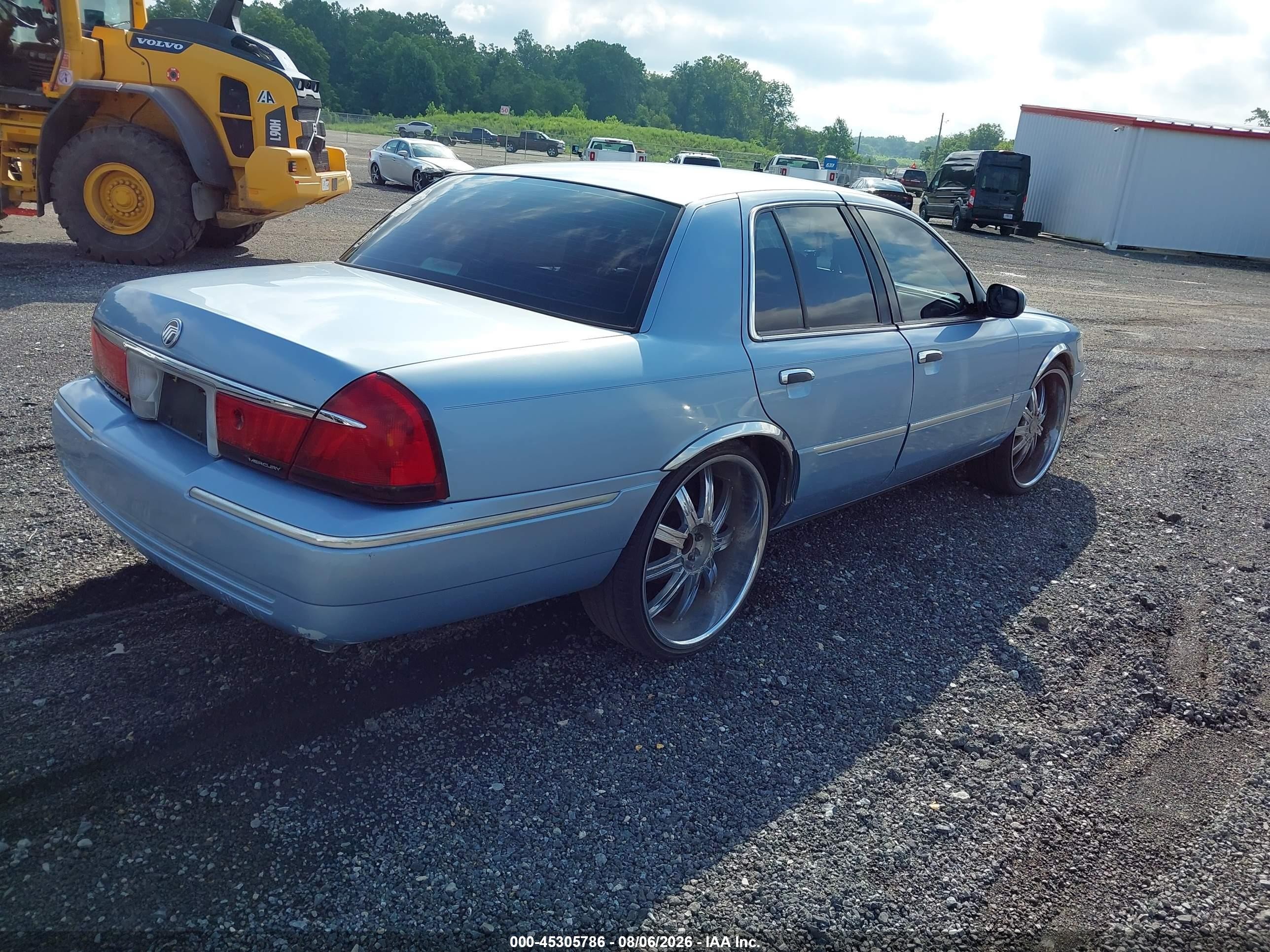 2000 Mercury Grand Marquis Ls Blue vin: 2MEFM75W1YX734758