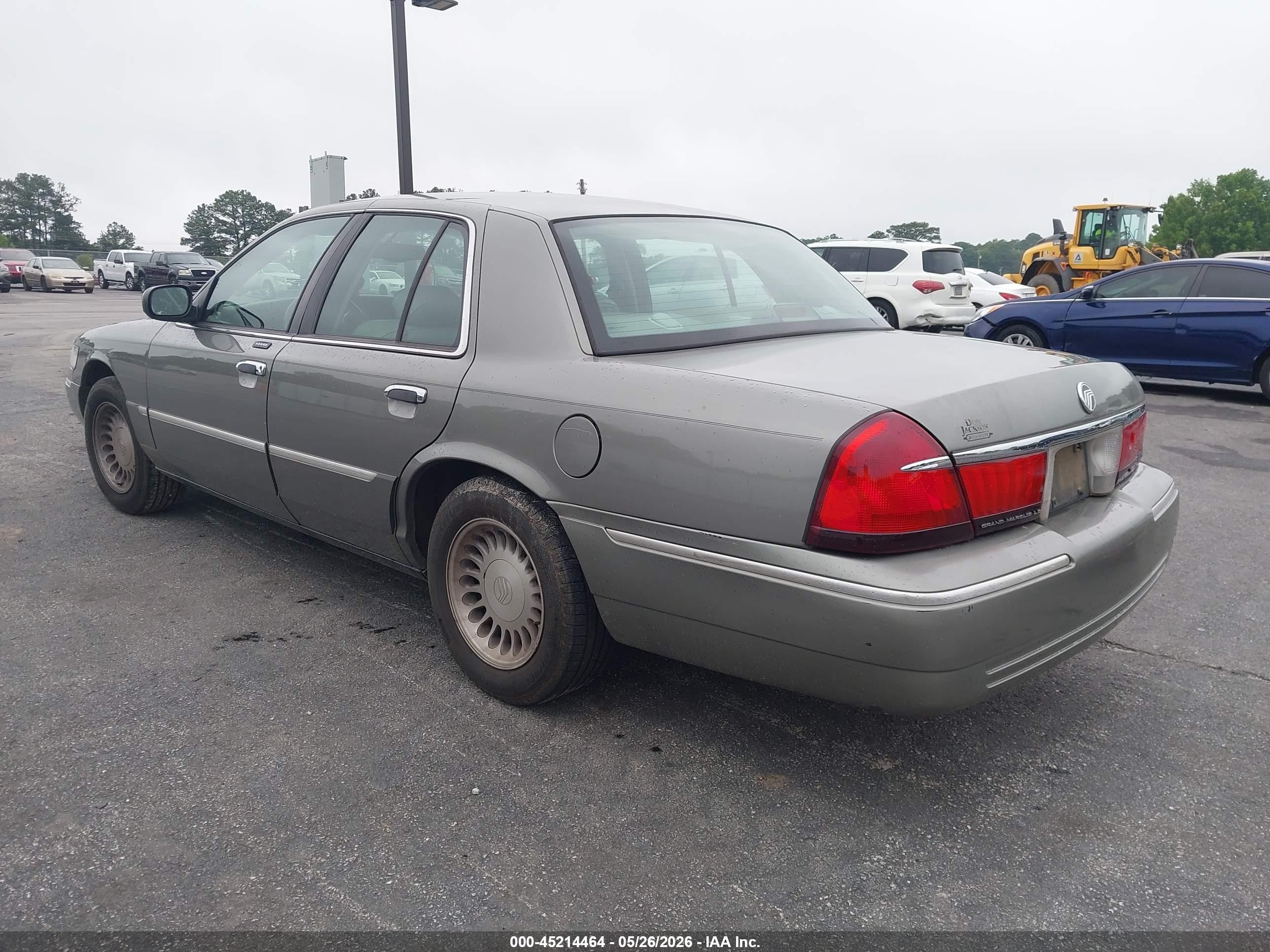 2001 Mercury Grand Marquis Ls Серый vin: 2MEFM75W21X641091