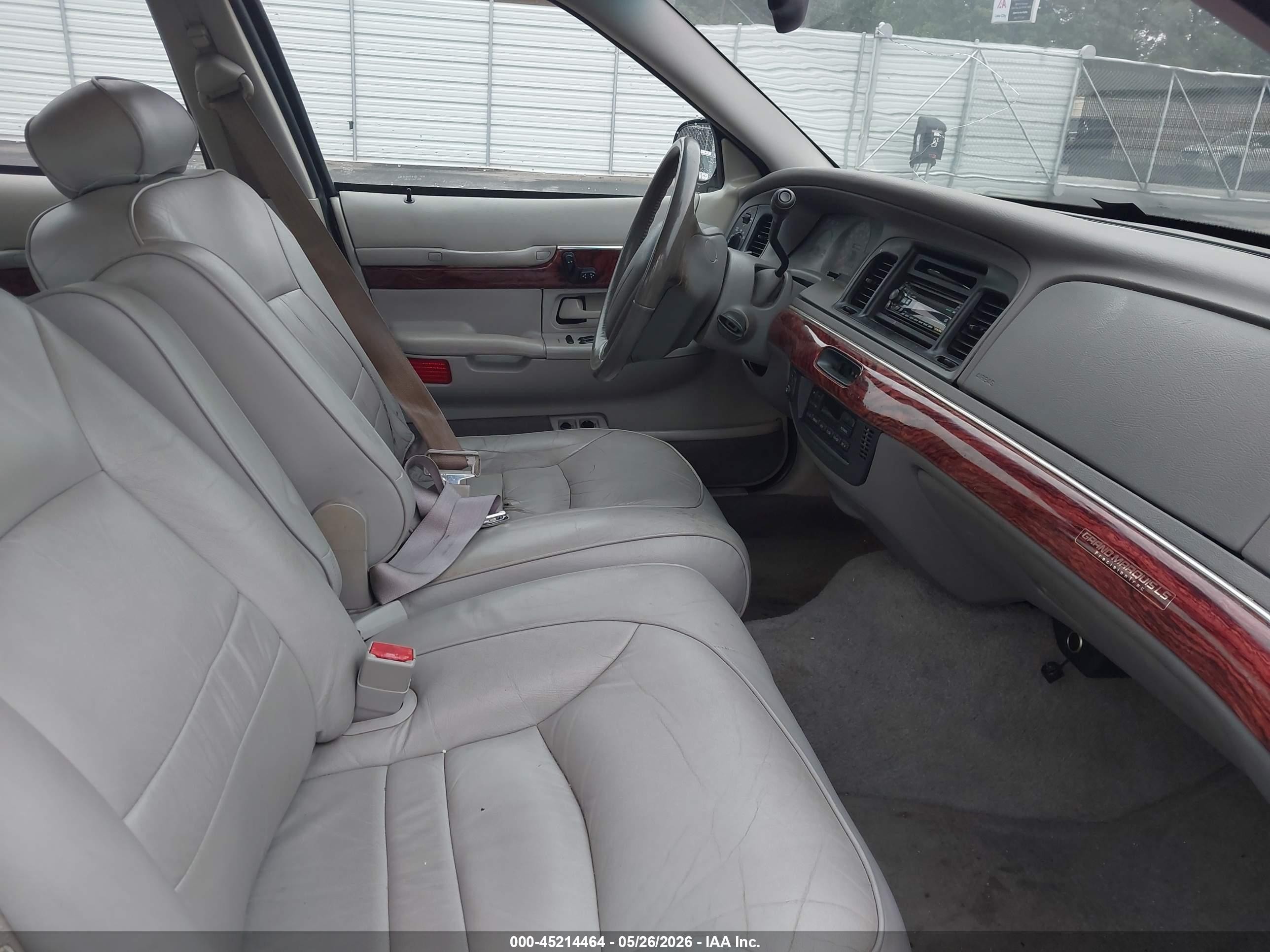 2001 Mercury Grand Marquis Ls Серый vin: 2MEFM75W21X641091