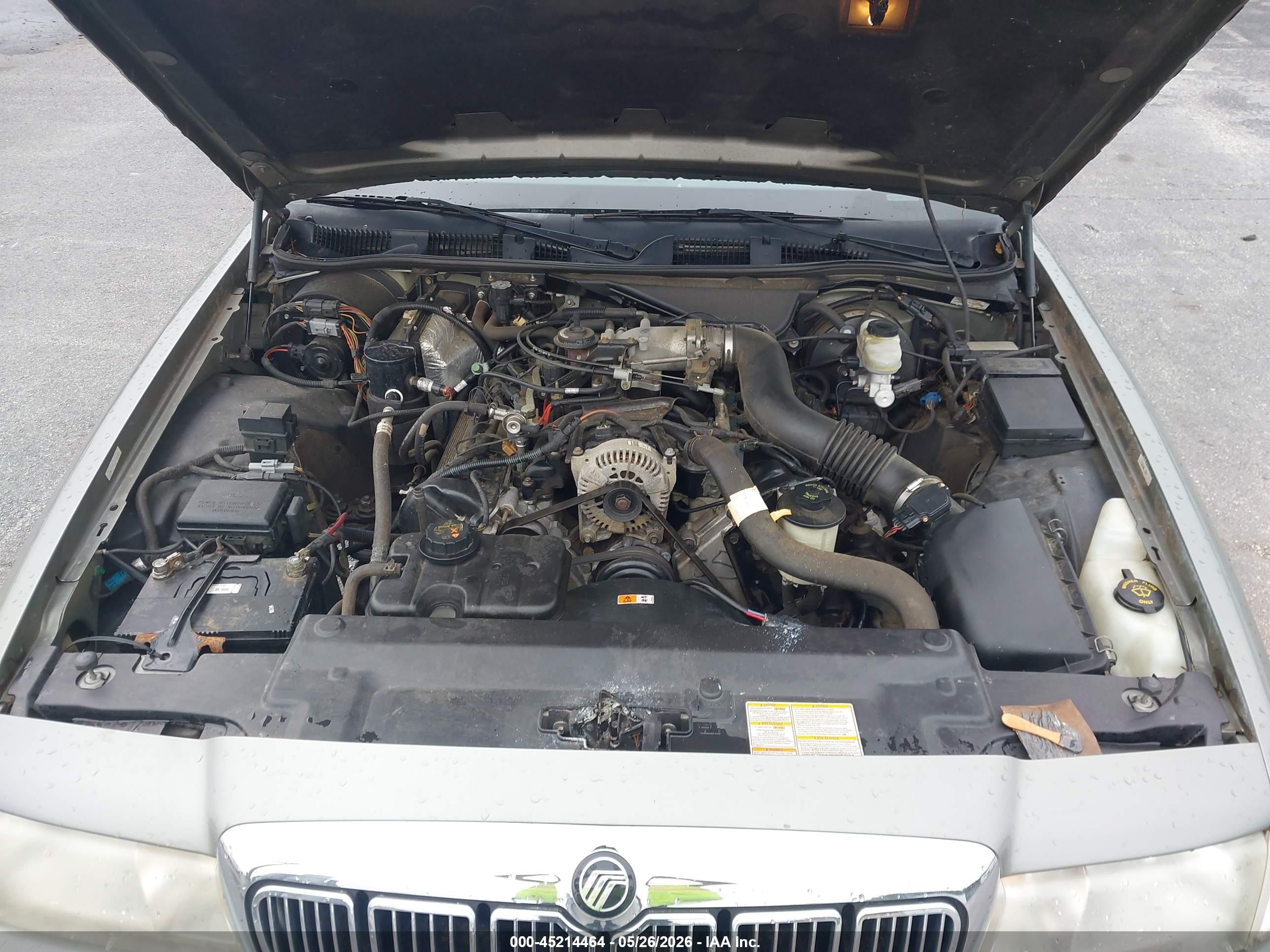 2001 Mercury Grand Marquis Ls Серый vin: 2MEFM75W21X641091