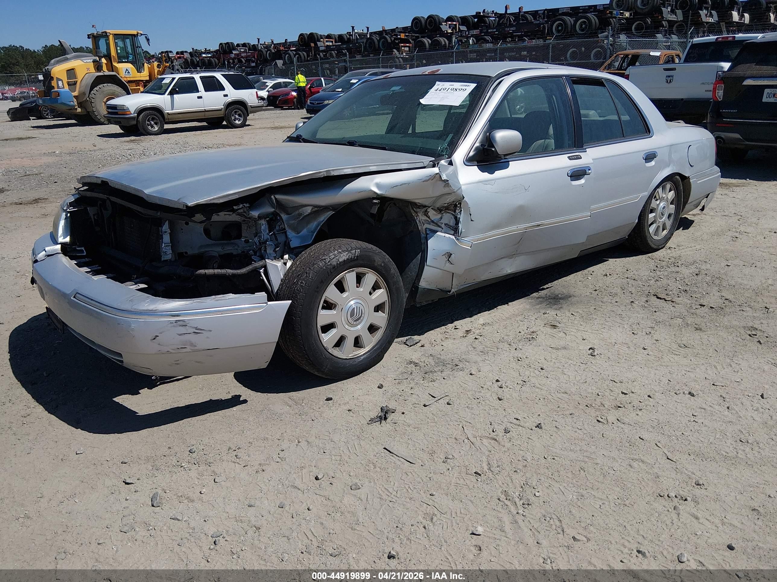 2003 Mercury Grand Marquis Ls Silver vin: 2MEFM75W23X662770