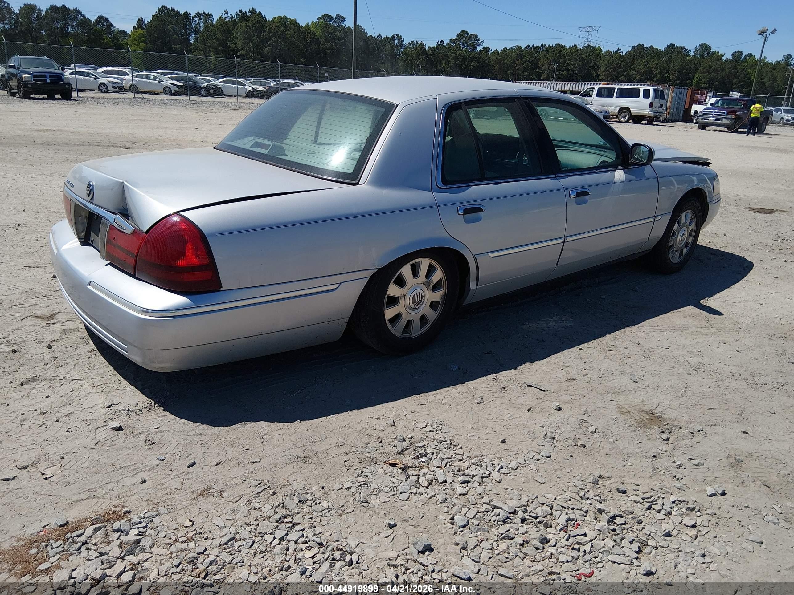 2003 Mercury Grand Marquis Ls Silver vin: 2MEFM75W23X662770