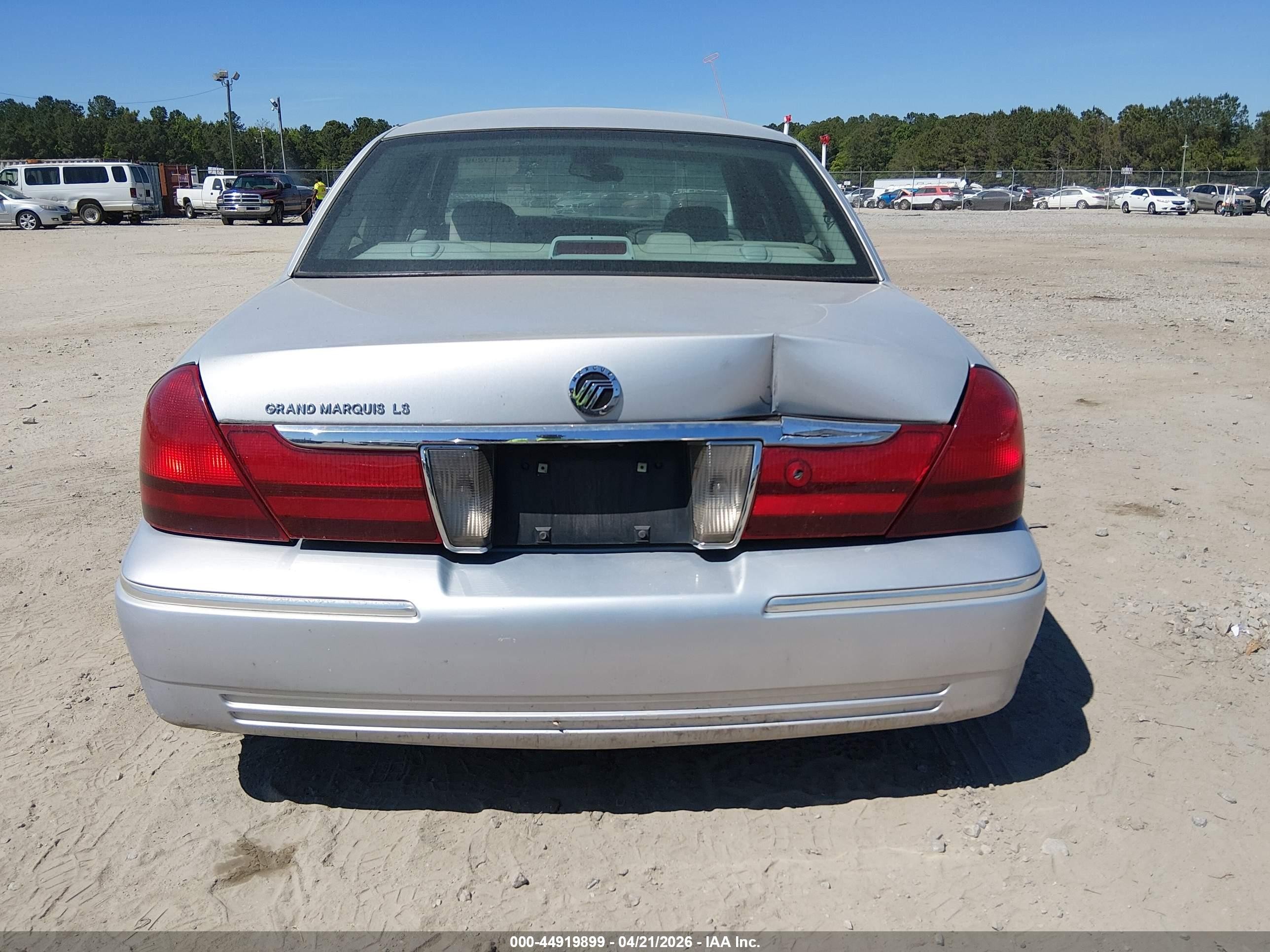 2003 Mercury Grand Marquis Ls Silver vin: 2MEFM75W23X662770