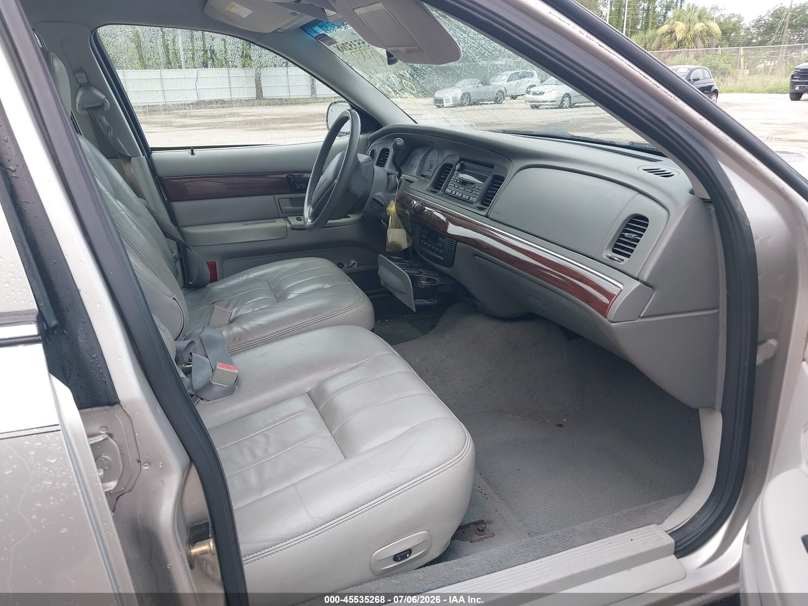 2003 Mercury Grand Marquis Ls Silver vin: 2MEFM75W23X691489