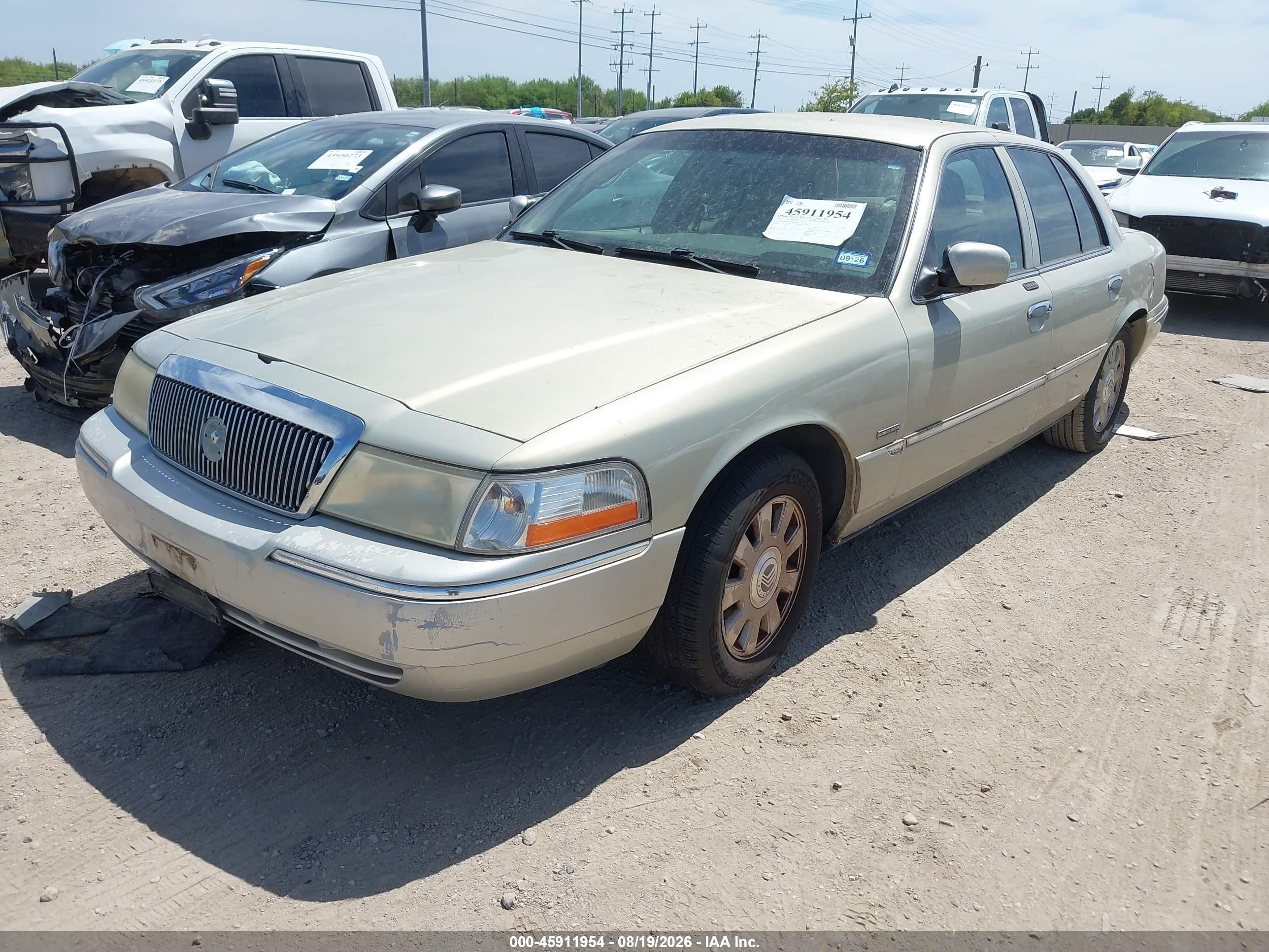 2003 Mercury Grand Marquis Ls Gold vin: 2MEFM75W23X692478