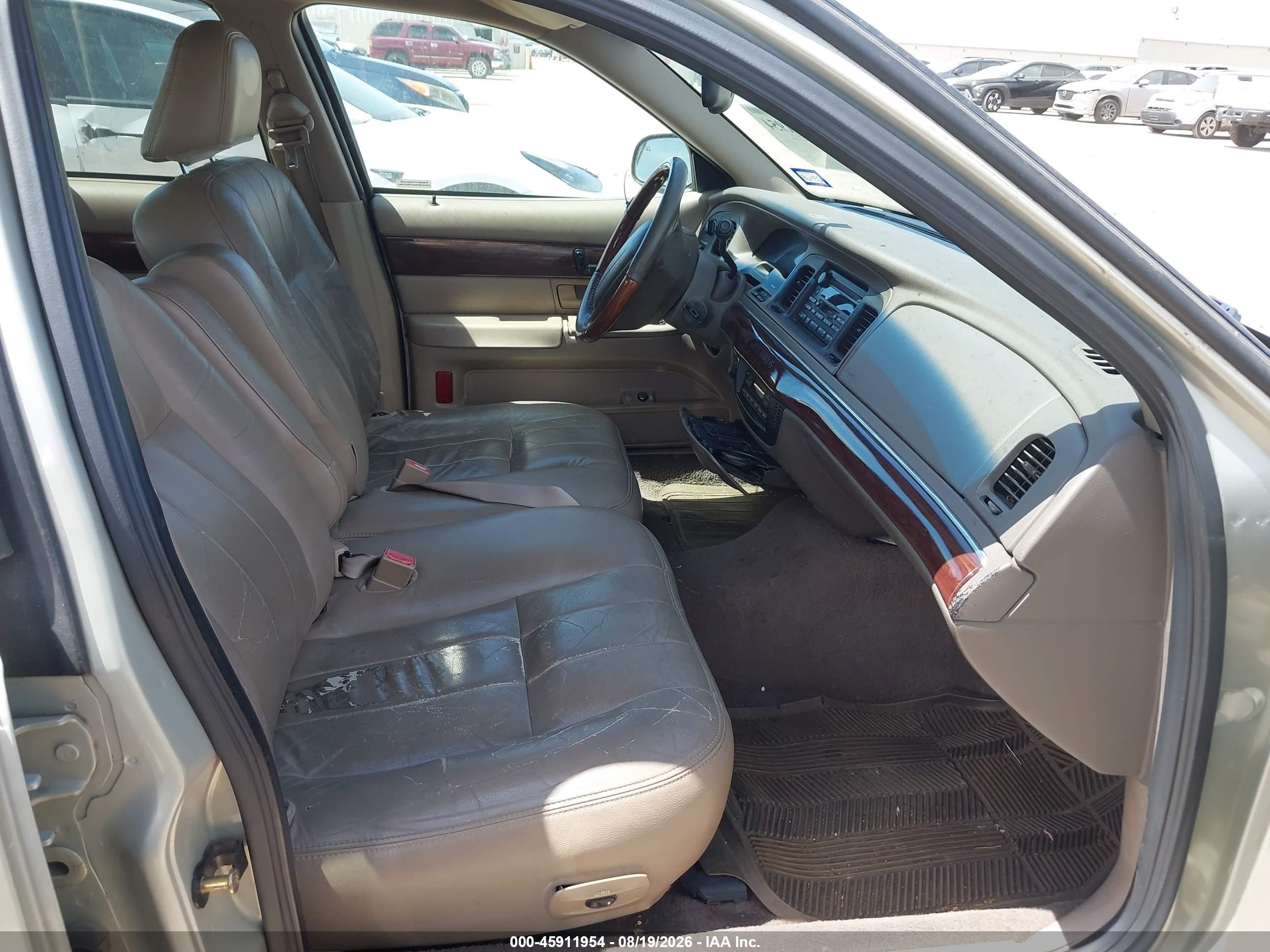 2003 Mercury Grand Marquis Ls Gold vin: 2MEFM75W23X692478