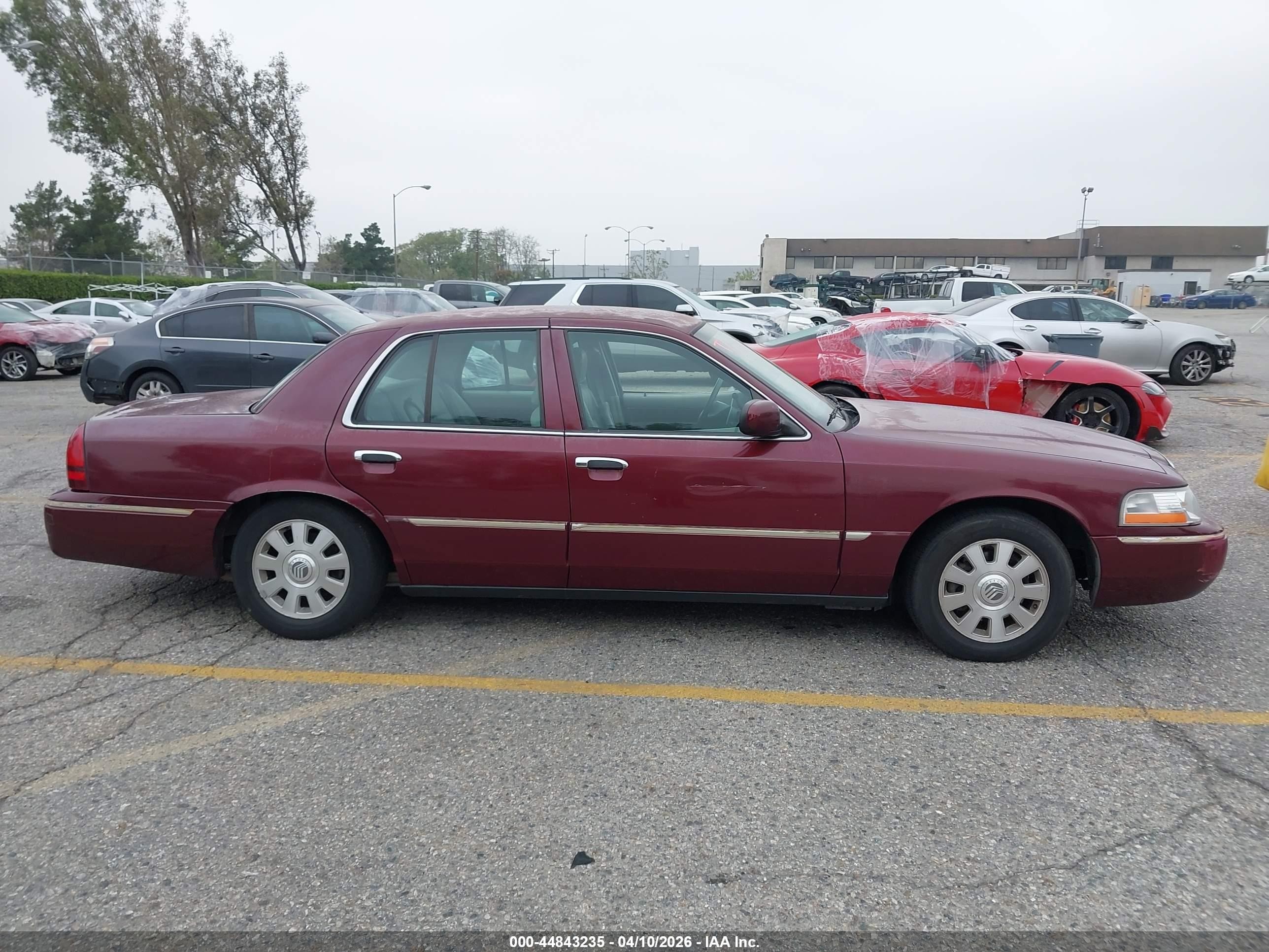 2004 Mercury Grand Marquis Ls Бордовый vin: 2MEFM75W24X646599