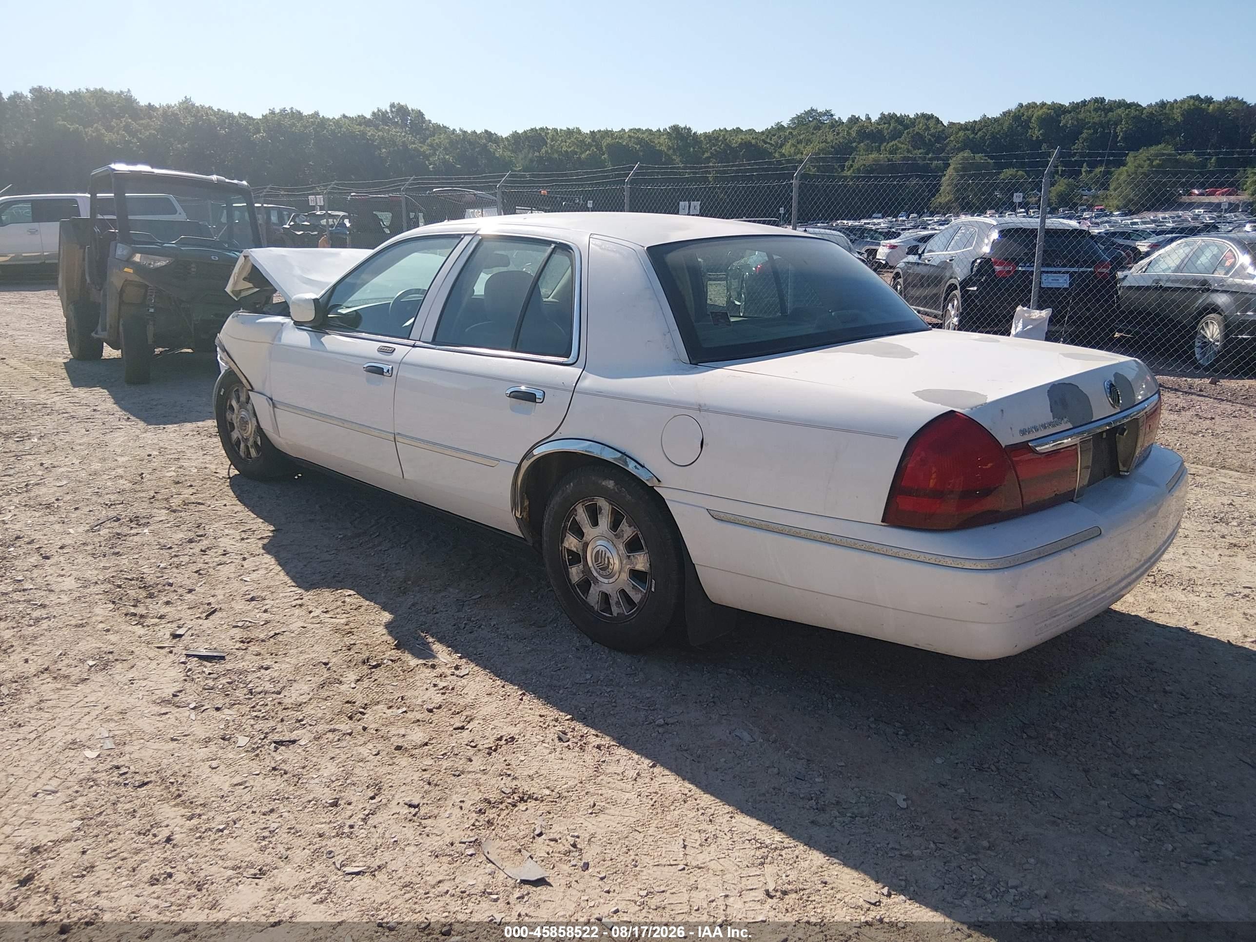 2005 Mercury Grand Marquis Ls/lse Белый vin: 2MEFM75W25X607867