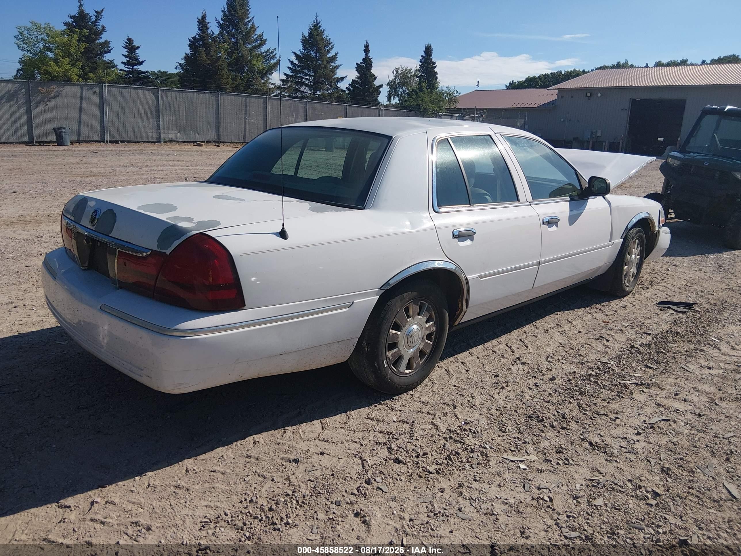 2005 Mercury Grand Marquis Ls/lse Белый vin: 2MEFM75W25X607867