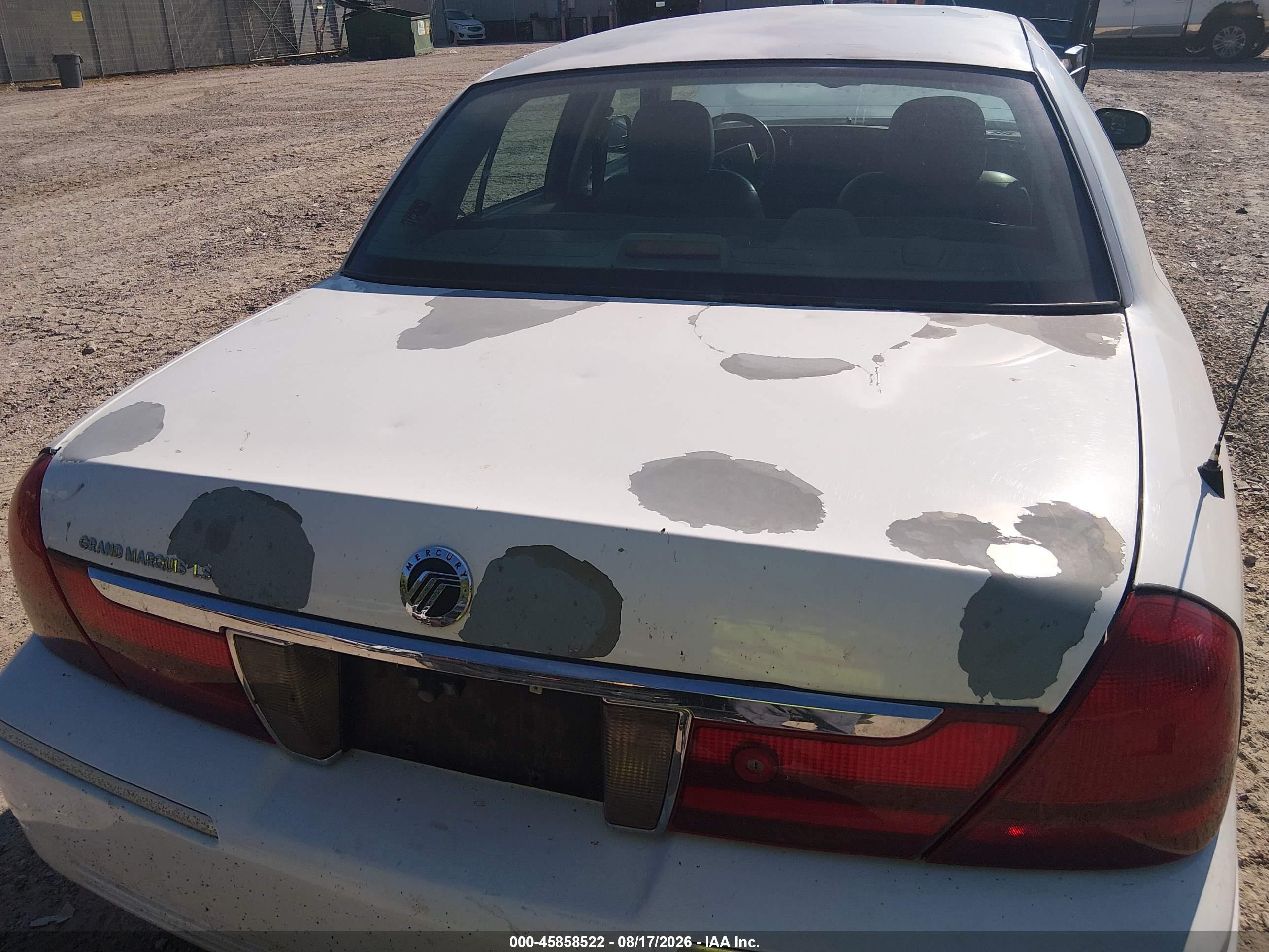 2005 Mercury Grand Marquis Ls/lse Белый vin: 2MEFM75W25X607867
