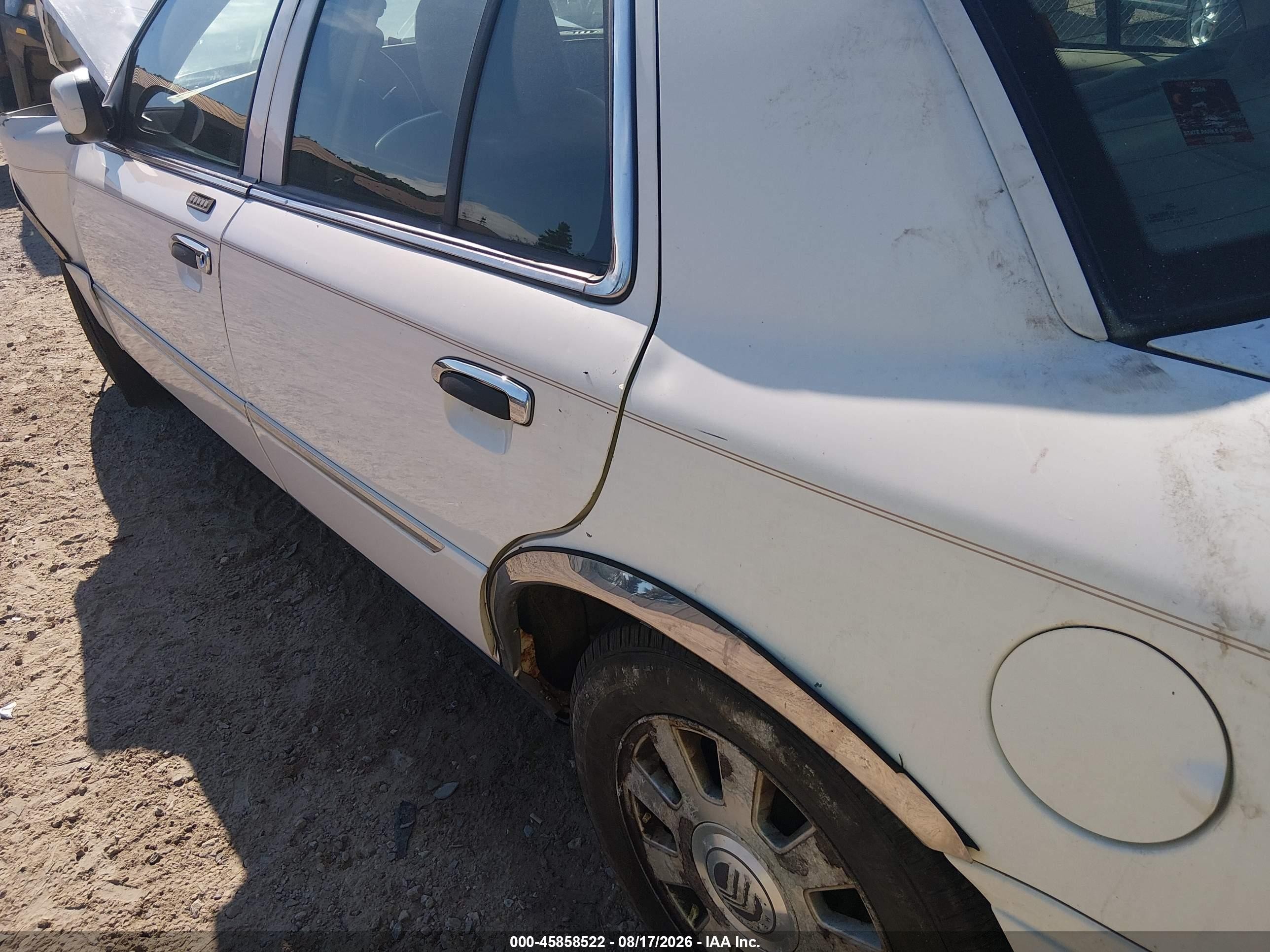 2005 Mercury Grand Marquis Ls/lse Белый vin: 2MEFM75W25X607867