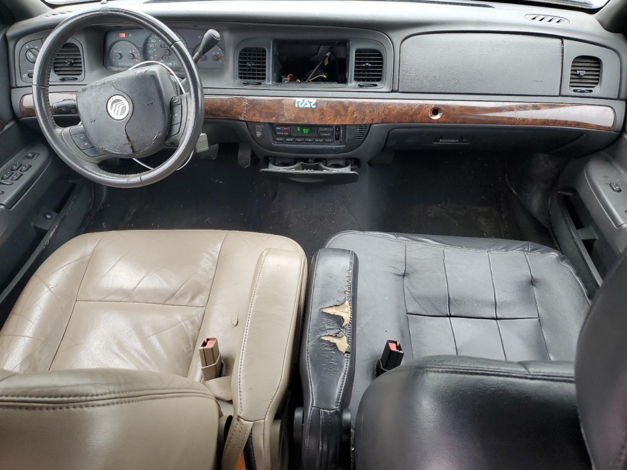 2005 Mercury Grand Marquis Ls Black vin: 2MEFM75W25X627343