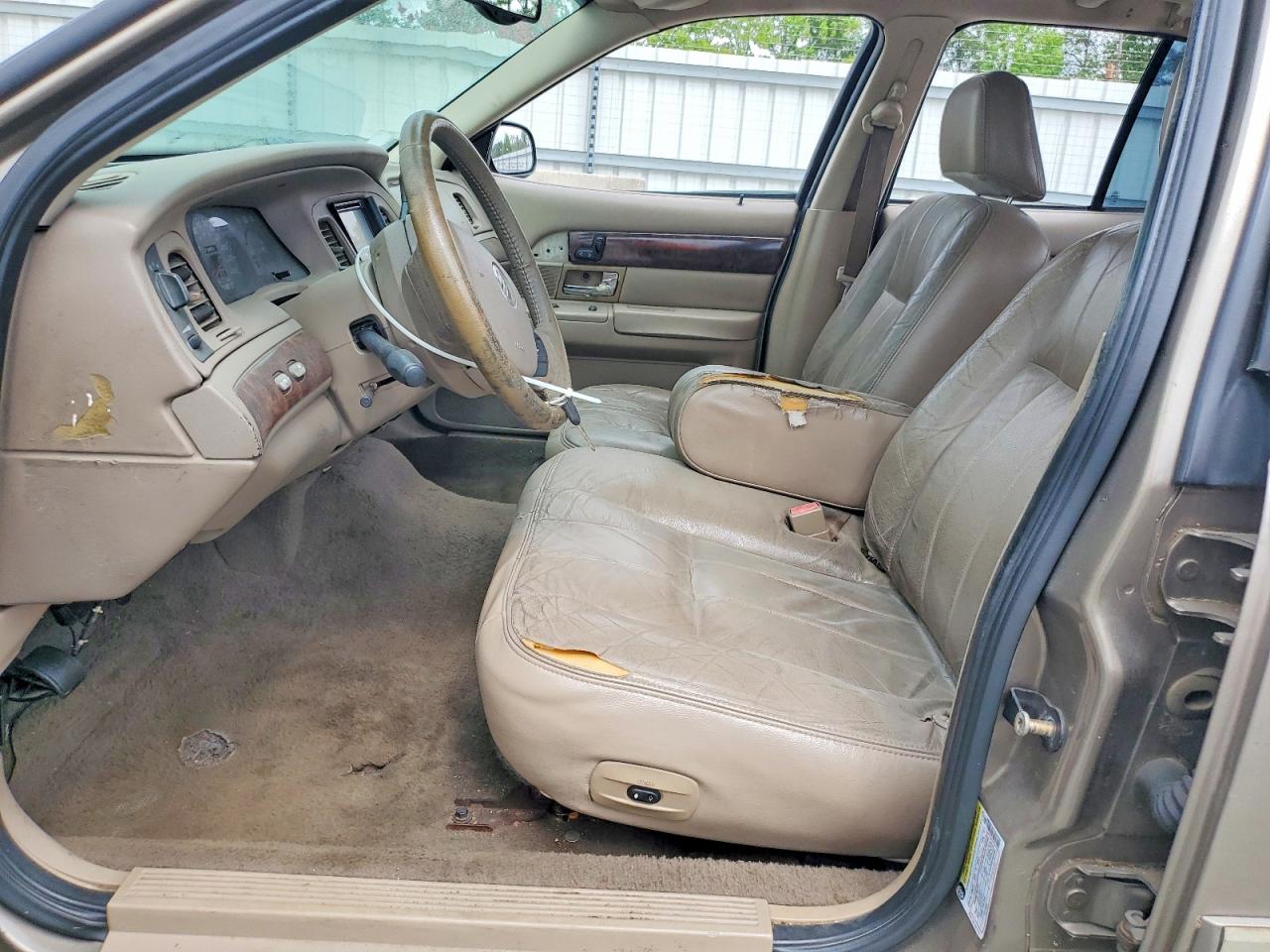 2005 Mercury Grand Marquis Ls Gold vin: 2MEFM75W25X649780