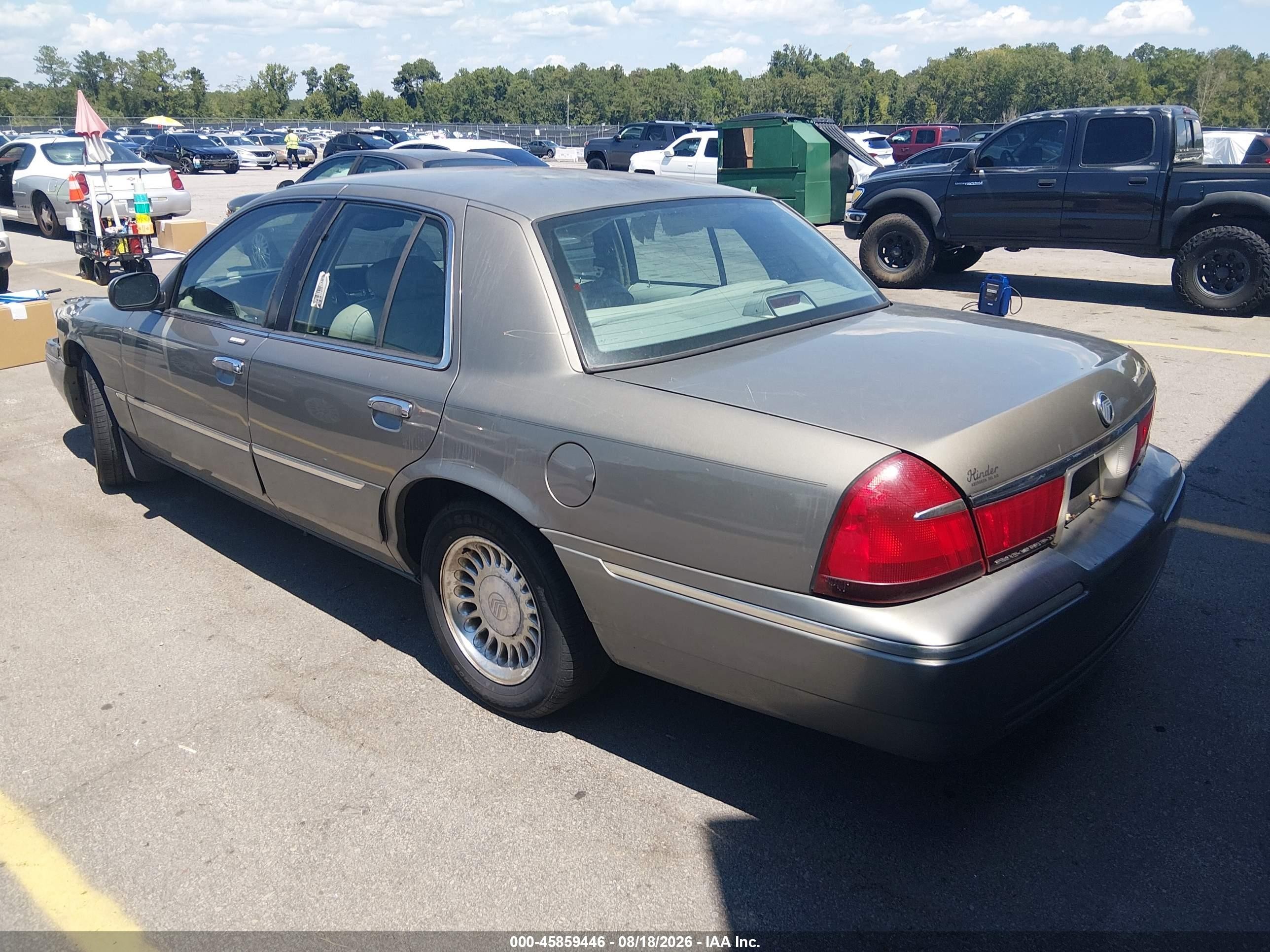 1999 Mercury Grand Marquis Ls Gray vin: 2MEFM75W2XX633050