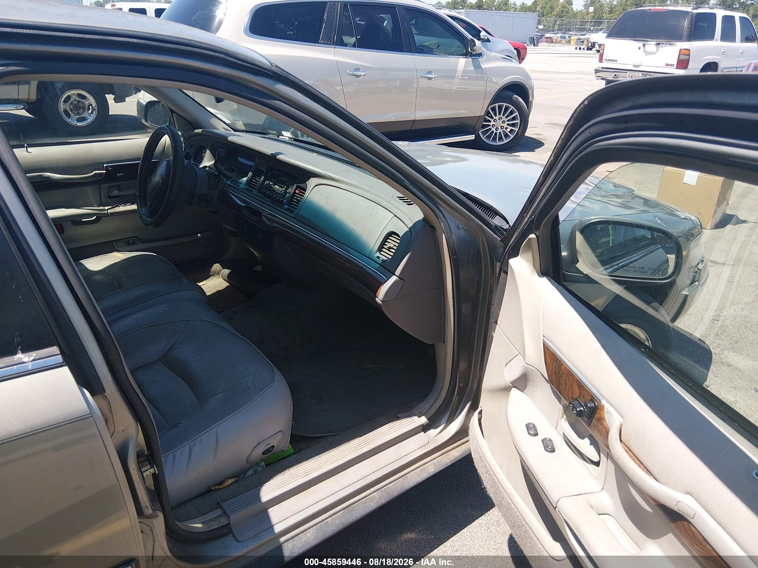 1999 Mercury Grand Marquis Ls Gray vin: 2MEFM75W2XX633050