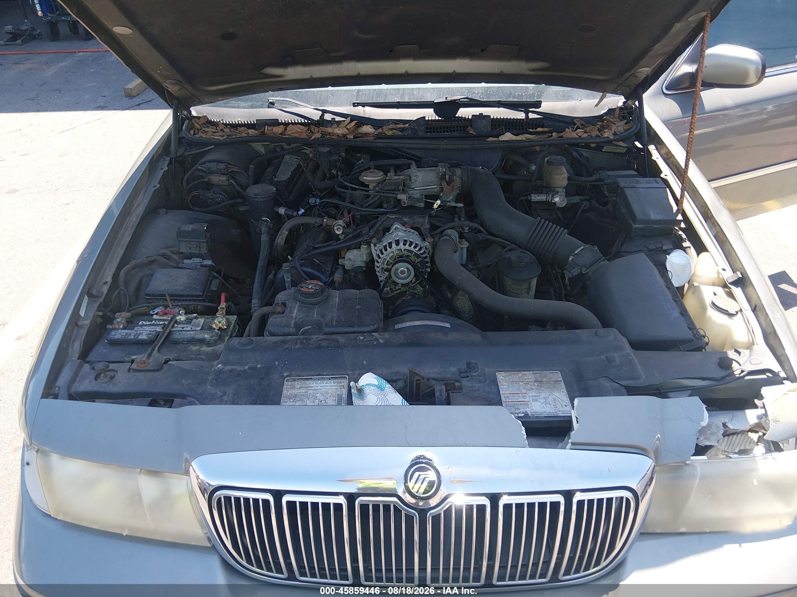 1999 Mercury Grand Marquis Ls Gray vin: 2MEFM75W2XX633050