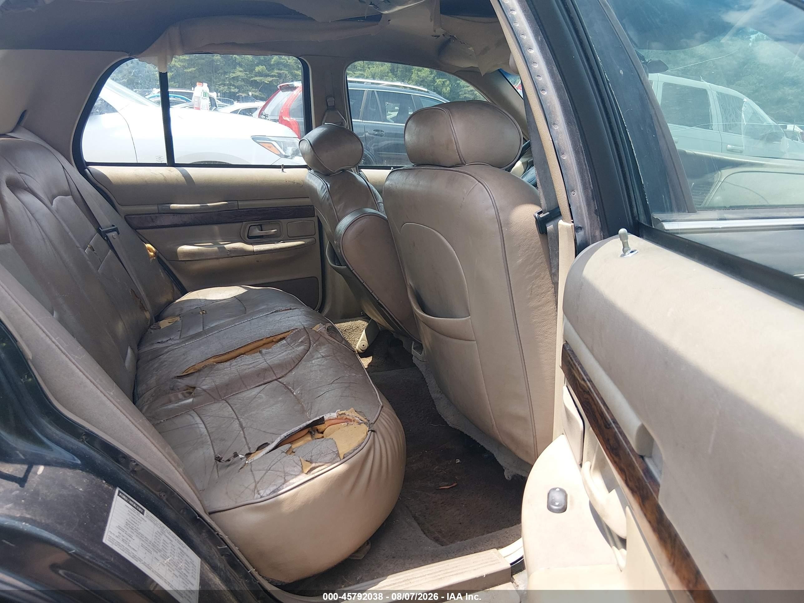 1999 Mercury Grand Marquis Ls Синий vin: 2MEFM75W2XX678862