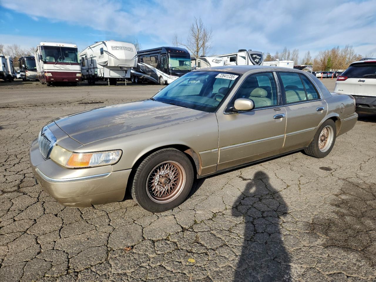 2000 Mercury Grand Marquis Ls Beige vin: 2MEFM75W2YX607193