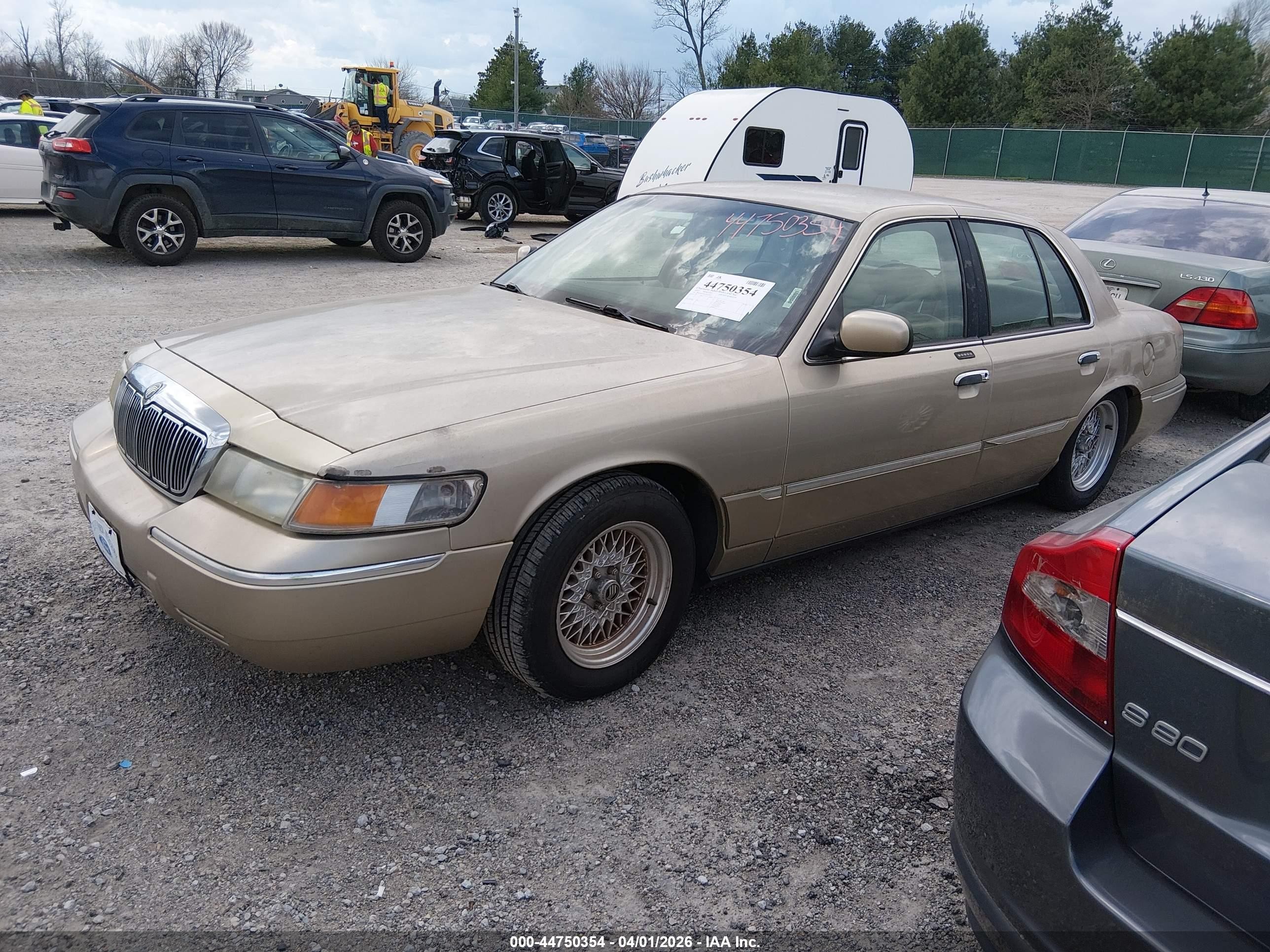 2000 Mercury Grand Marquis Ls Gold vin: 2MEFM75W2YX624267