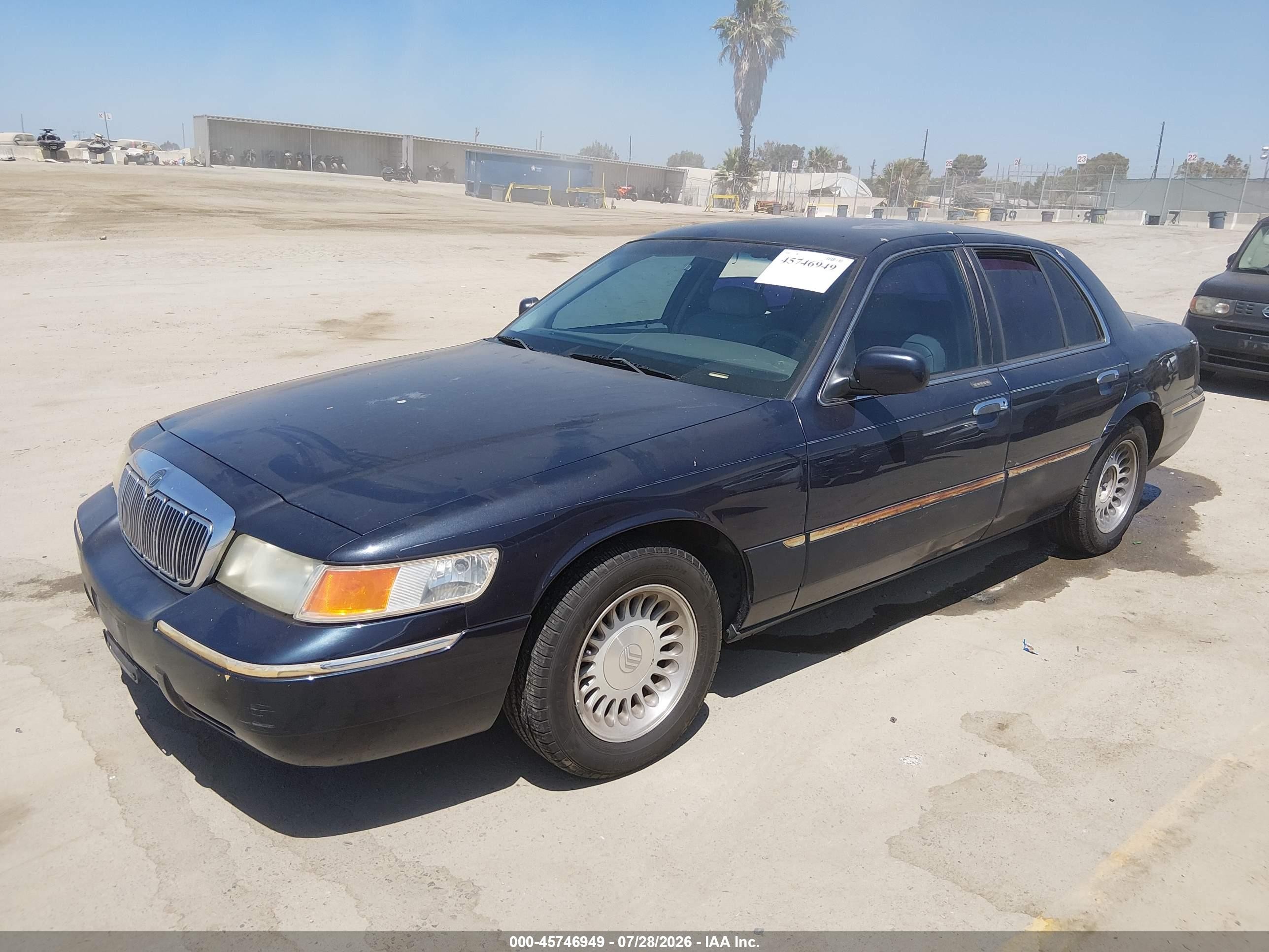 2000 Mercury Grand Marquis Ls Dark Blue vin: 2MEFM75W2YX641991
