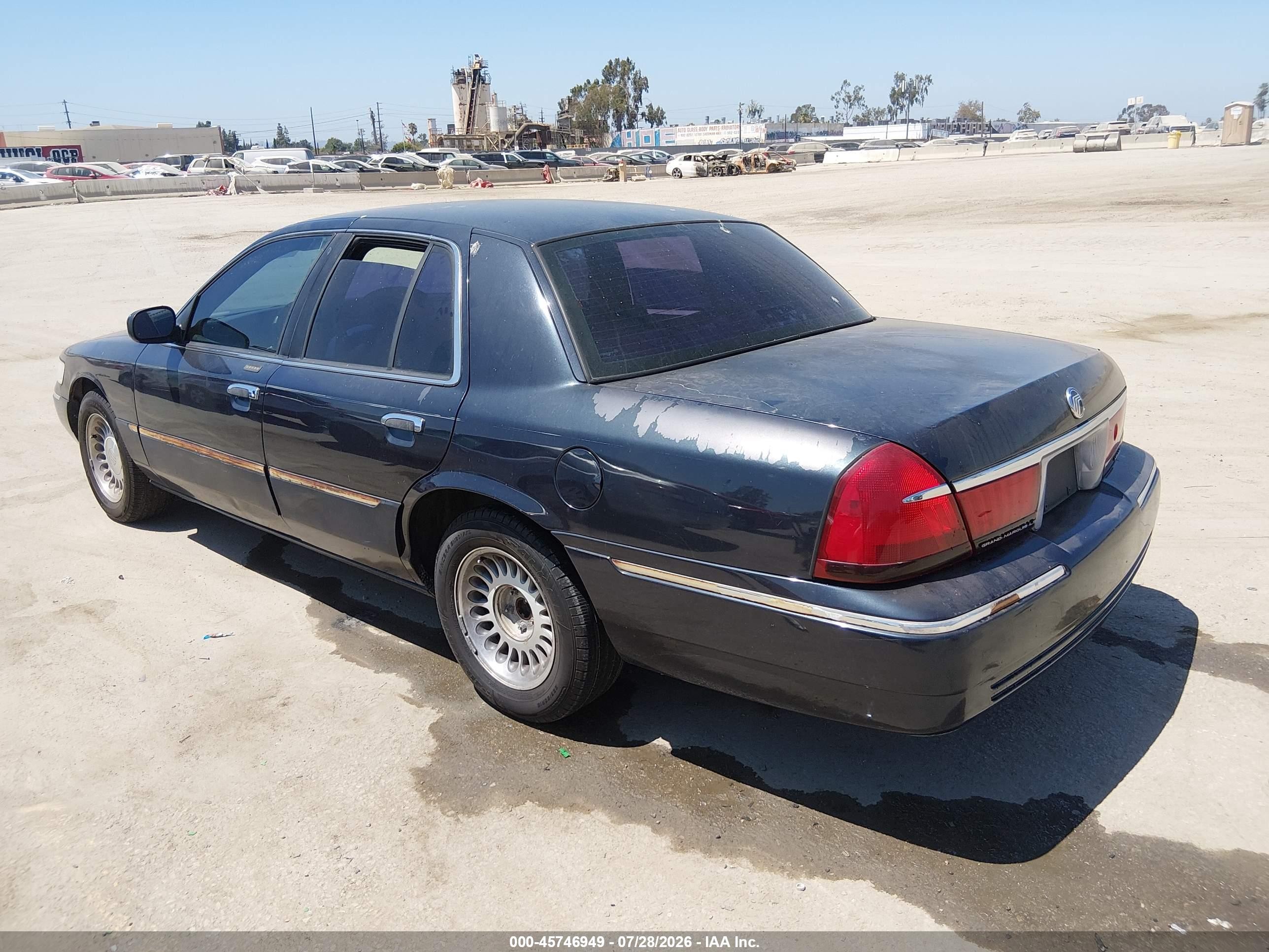 2000 Mercury Grand Marquis Ls Dark Blue vin: 2MEFM75W2YX641991